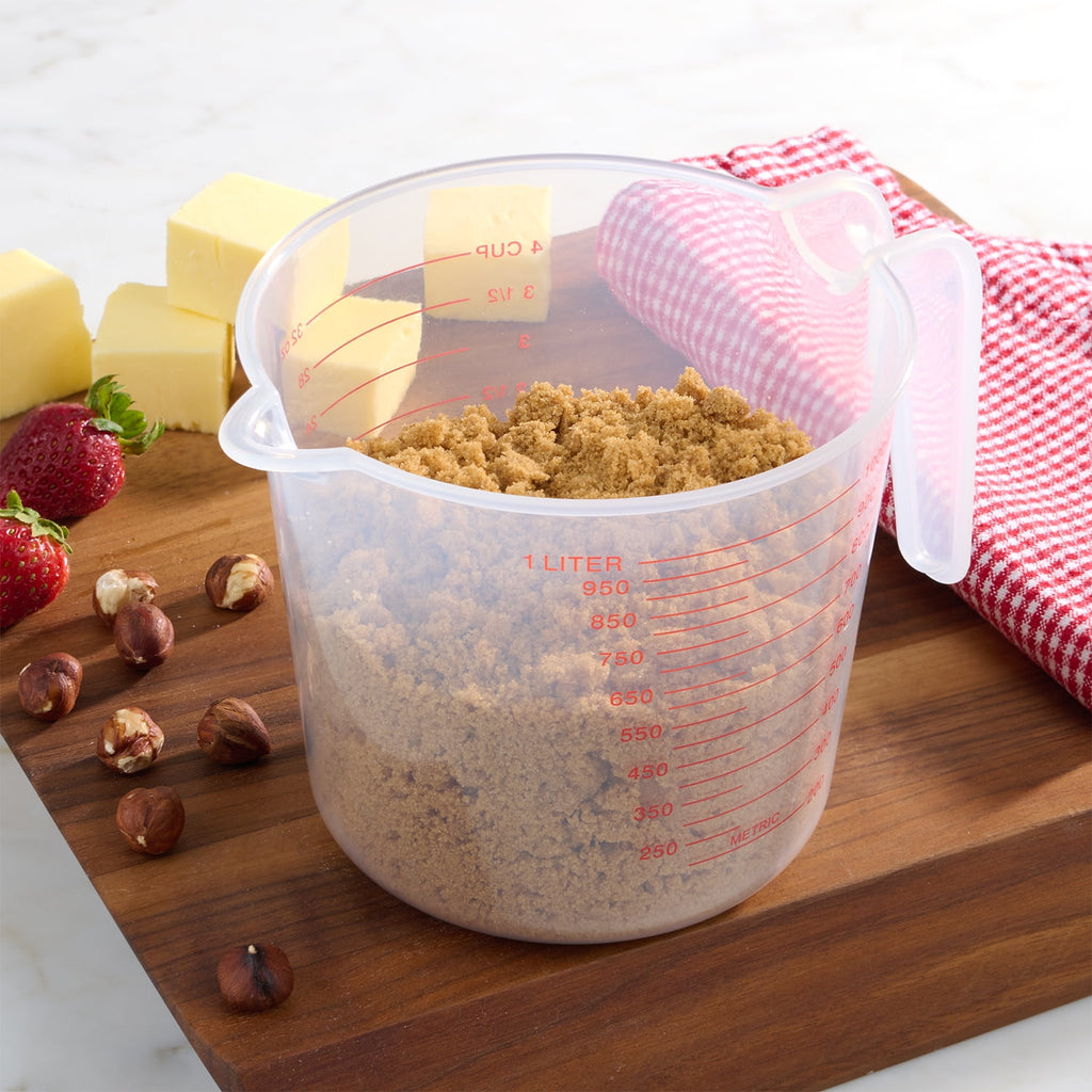 Mainstays 4 Cup PP Plastic Measuring Cup, 32 oz, Clear - Image 6
