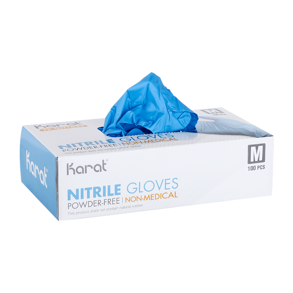 Nitrile Powder - Free Gloves for cleaning, food preparation, Blue, Medium 1,000/ box - Image 2