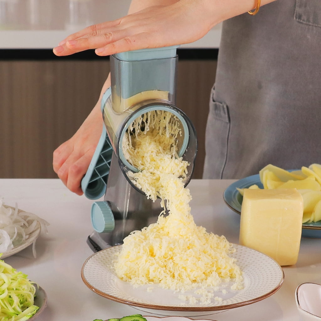 Manual Rotary Food Processors Multipurpose Slicers Dicer Grater Durable Plastic Kitchen Tool For Quick Meal Preps - Image 2