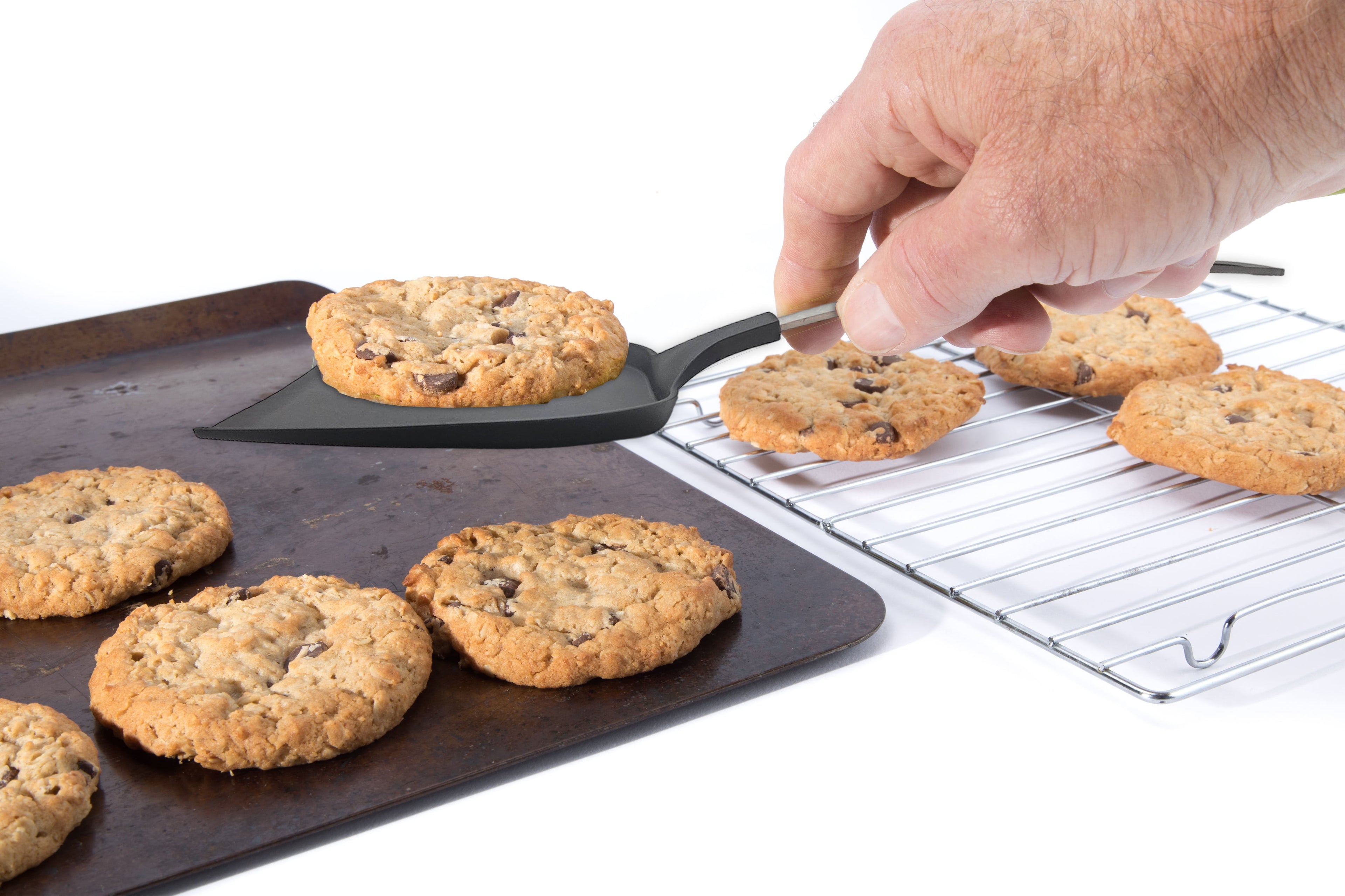 Jumbo Baking 12.8 in Stainless Steel Nylon Kitchen Spatula - Image 2
