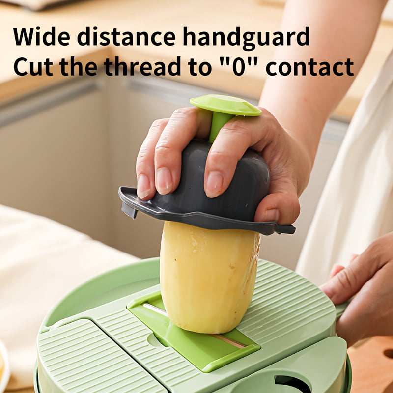 16-Function Vegetable Chopper with Container, Professional Multi-Functional Food Chopper, Slicer Dicer Grater for Oni... - Image 6