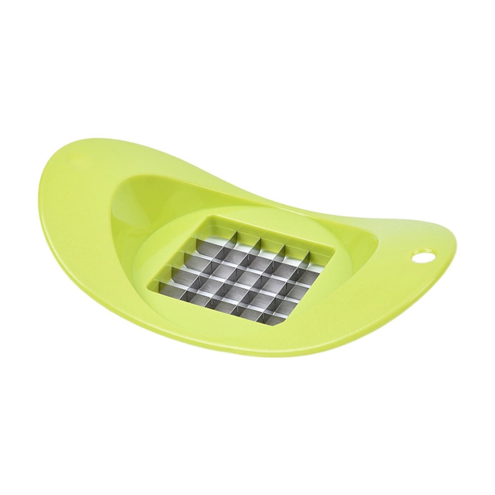 French Fry Cutter French Fry Cutter Stainless Steel Manual Potato Slicer for Home Kitchen Vegetable Prep Tool Green m... - Image 2