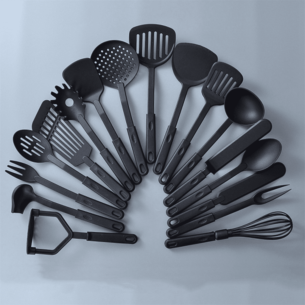 Kitchen Utensils Set of 17 Pcs, Nylon Non-Stick Cooking Utensils Set,Kitchen Gadgets Tools for Cook( Free) - Image 2