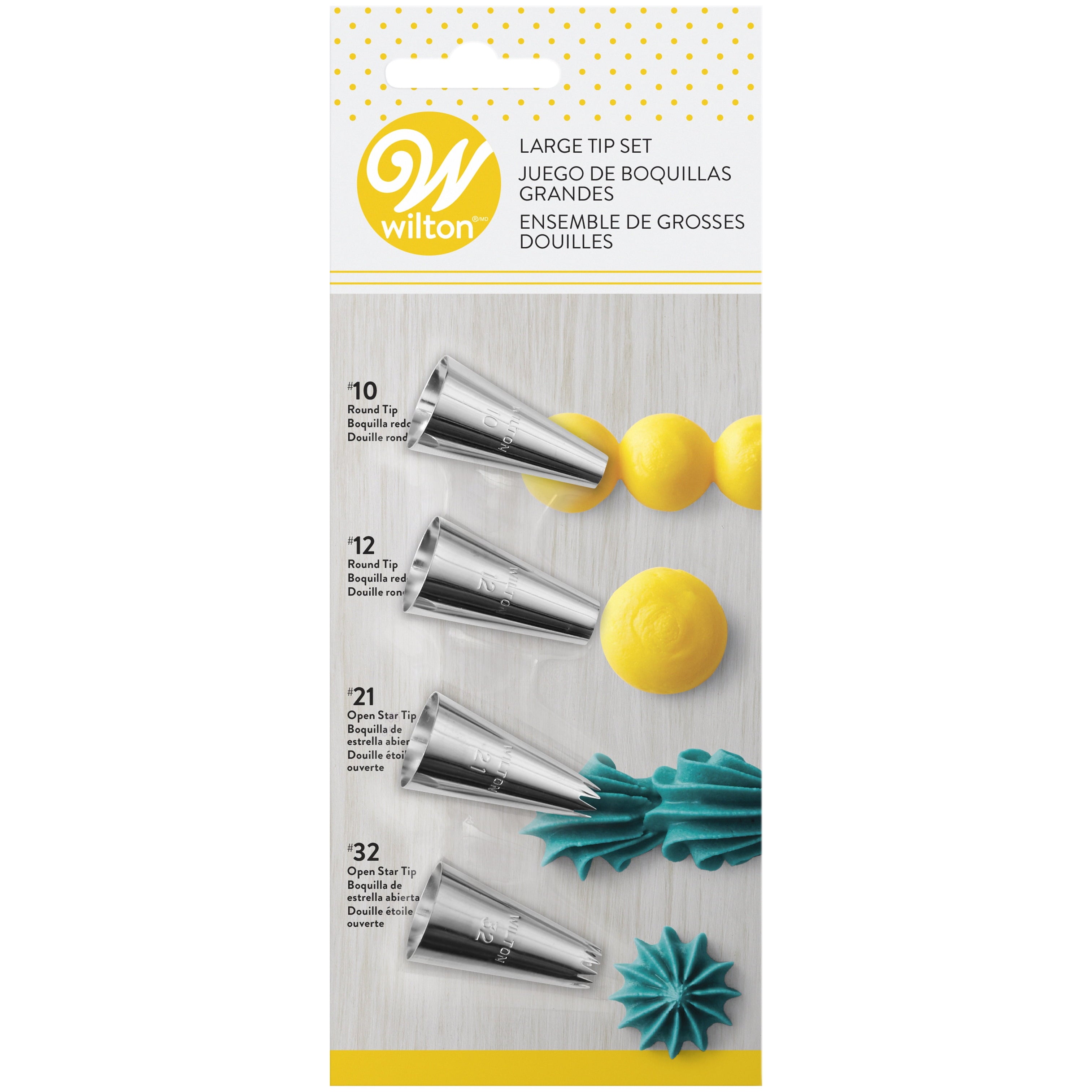 Large Decorating Tip Set, 4-Piece - Image 2