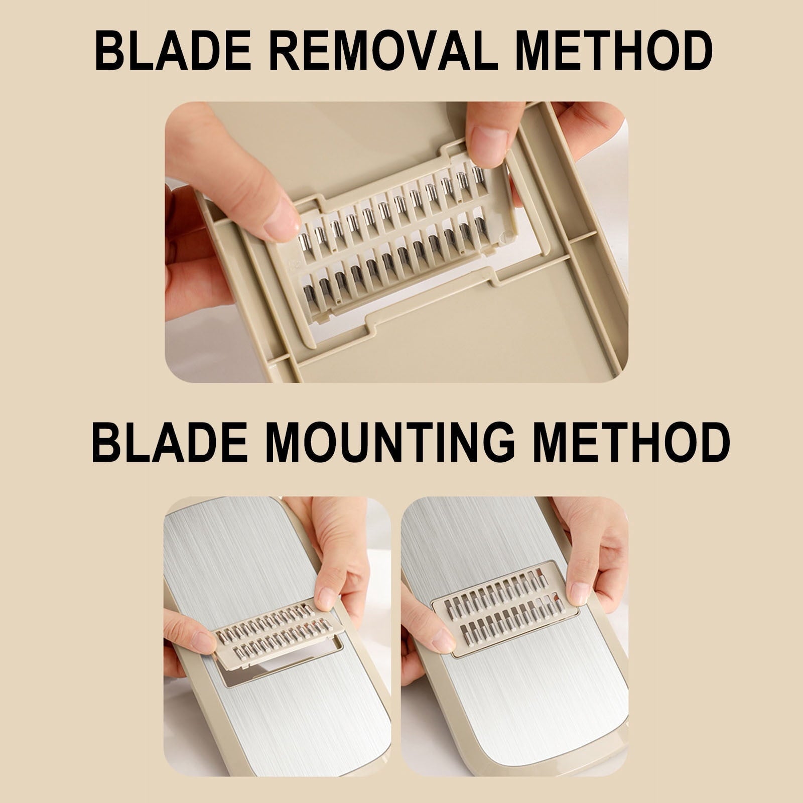 2 Pcs Multifunctional Vegetable Cutter Kitchen Gadget for Slicing Dicing Grating, Efficient Food Prep Tool, Potato Cu... - Image 5