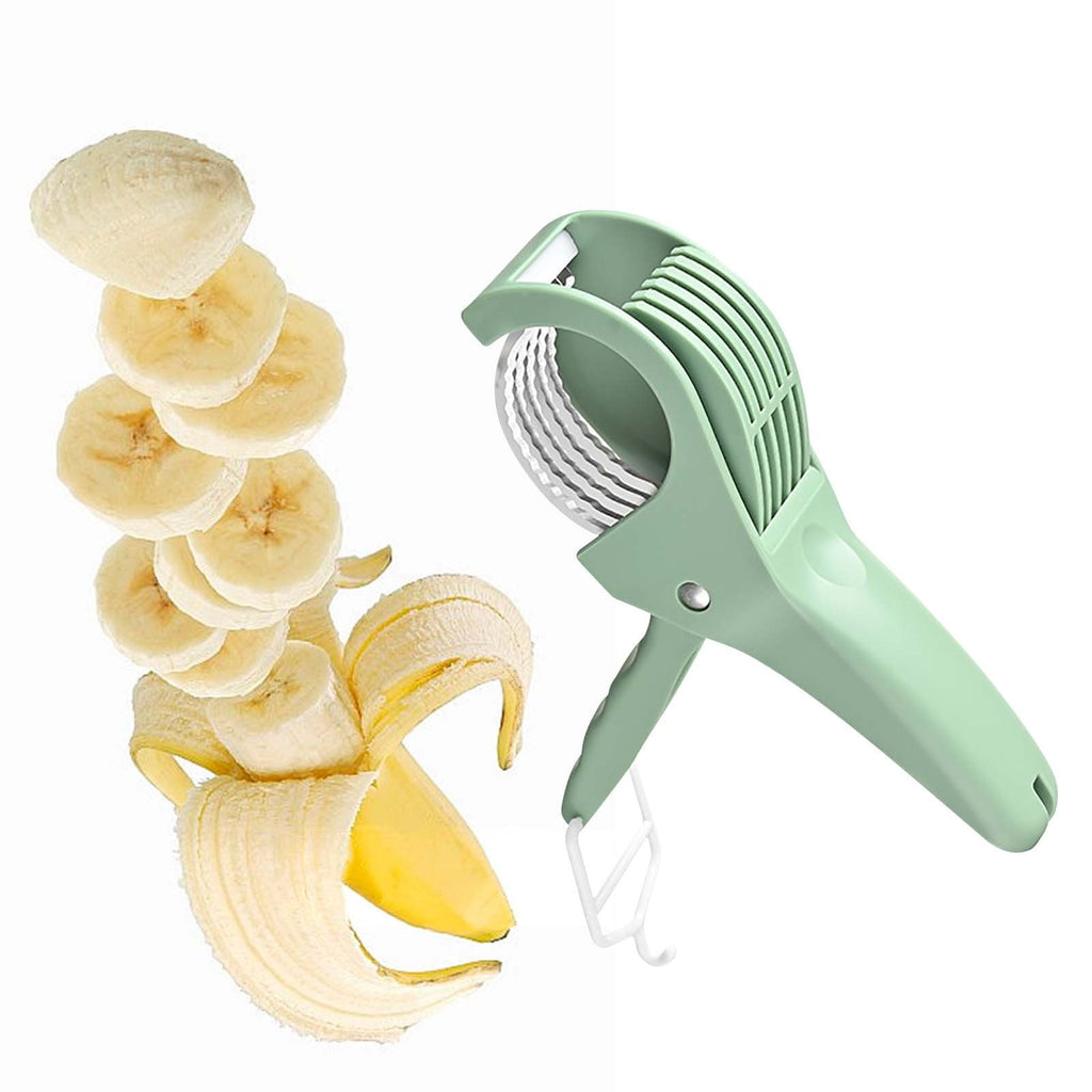 Manual Stainless Steel Food Cutter – Kitchen Gadget for Slicing Ham, Fruits & Vegetables, Durable Press Cutting Tool - Image 6