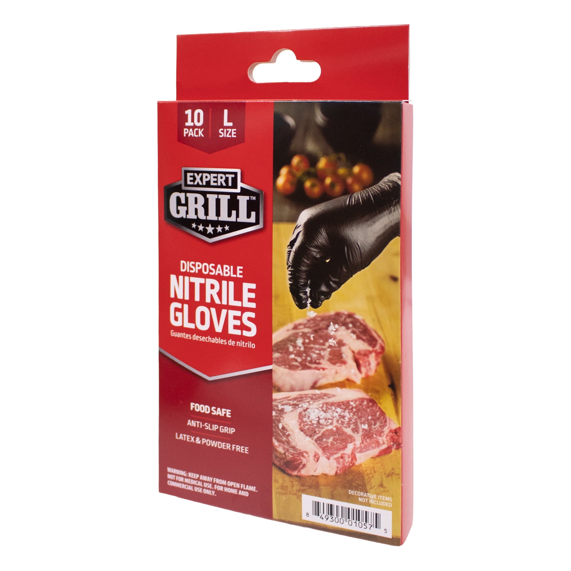 EG Disposable Nitrile BBQ Gloves for cooking, grilling and kitchen use , Black Color, One Size Fits Most. - Image 4