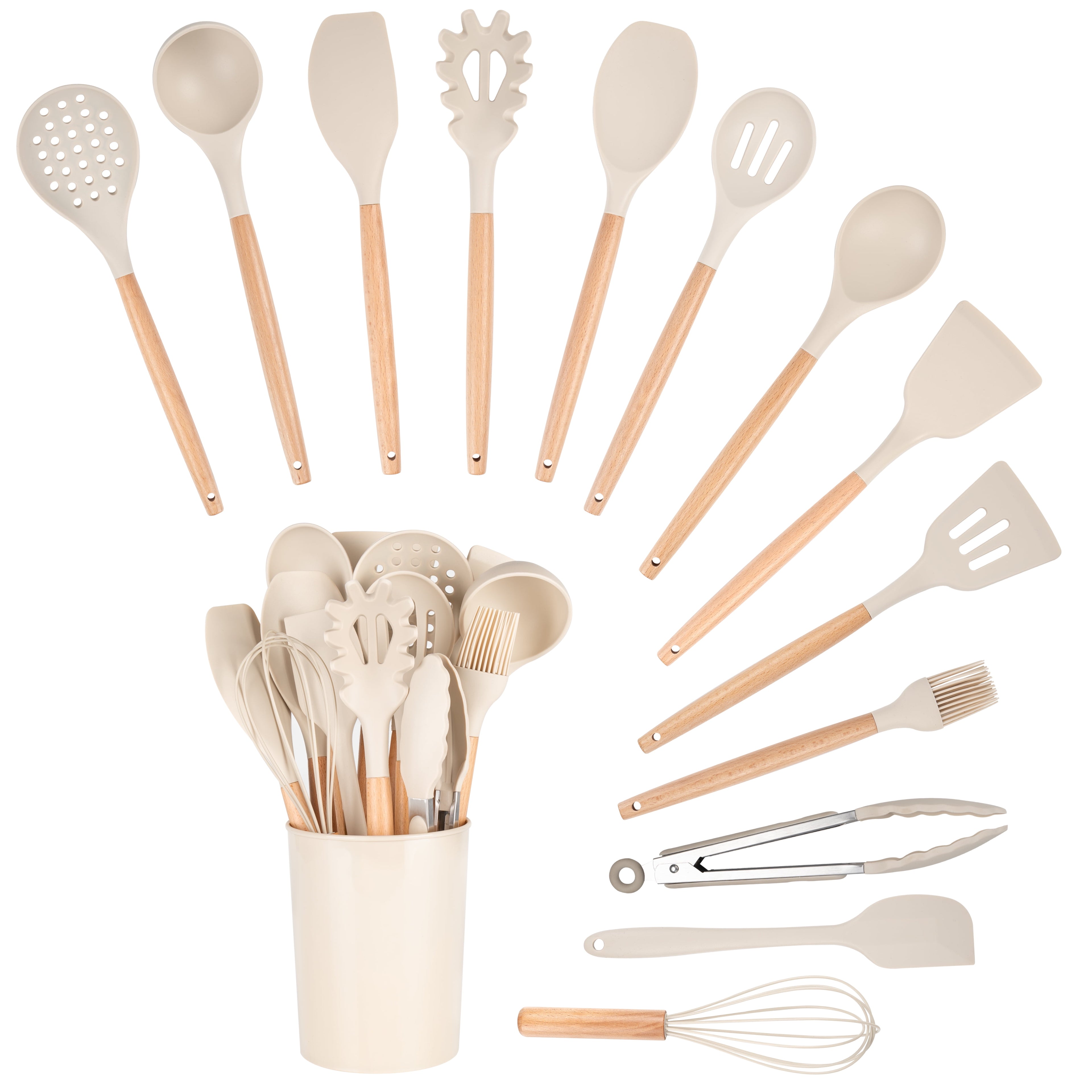 14pcs Cooking Utensil Set with Caddy - Image 5