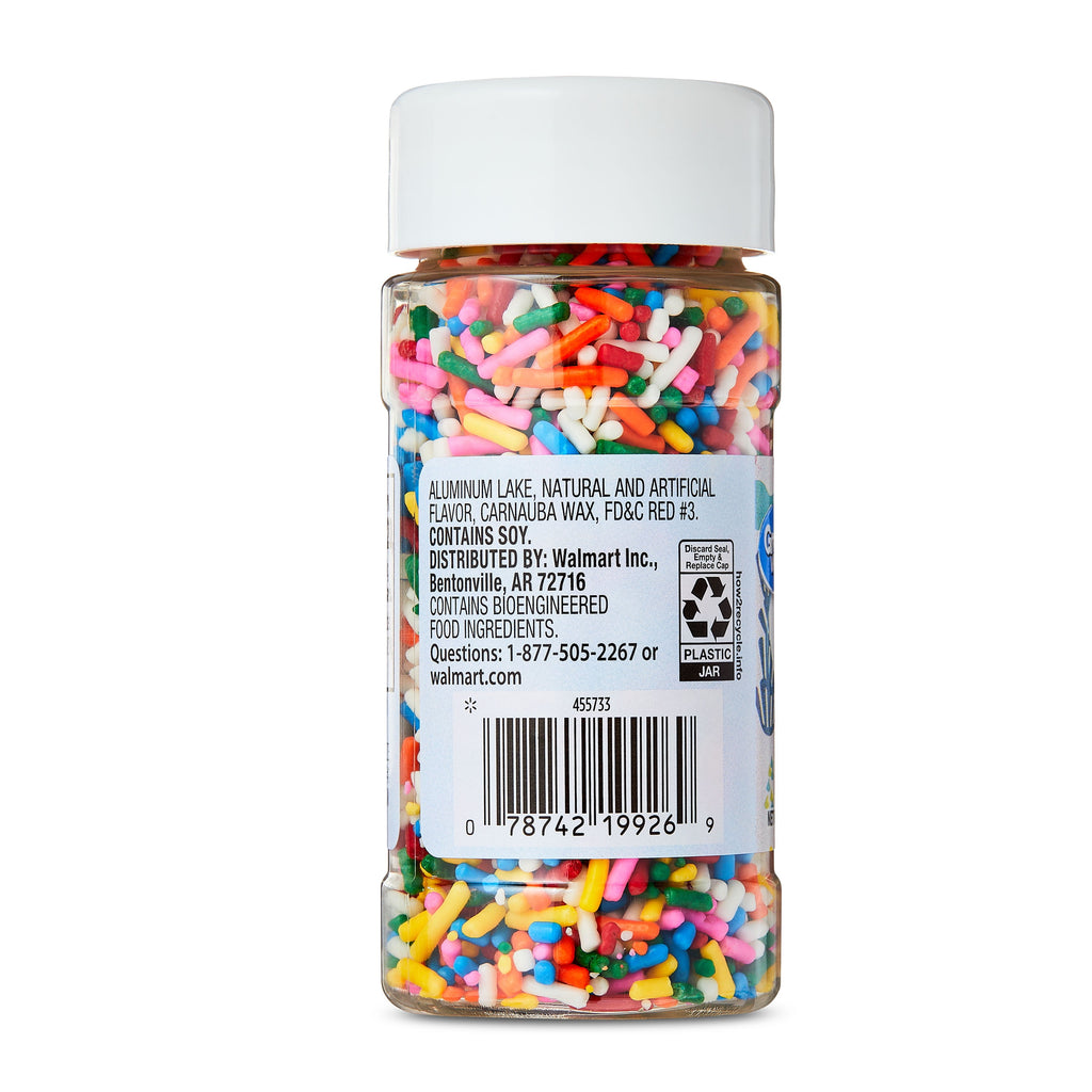 Great Value Rainbow Decorating Sprinkles, 2.7 oz - Image 6