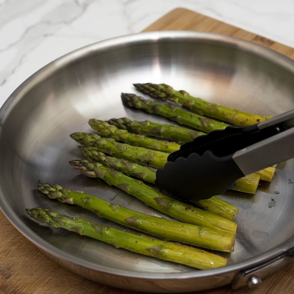 13 Inch Rust Resistant Nylon End Stainless Steel Dripless Kitchen Tongs - Image 6