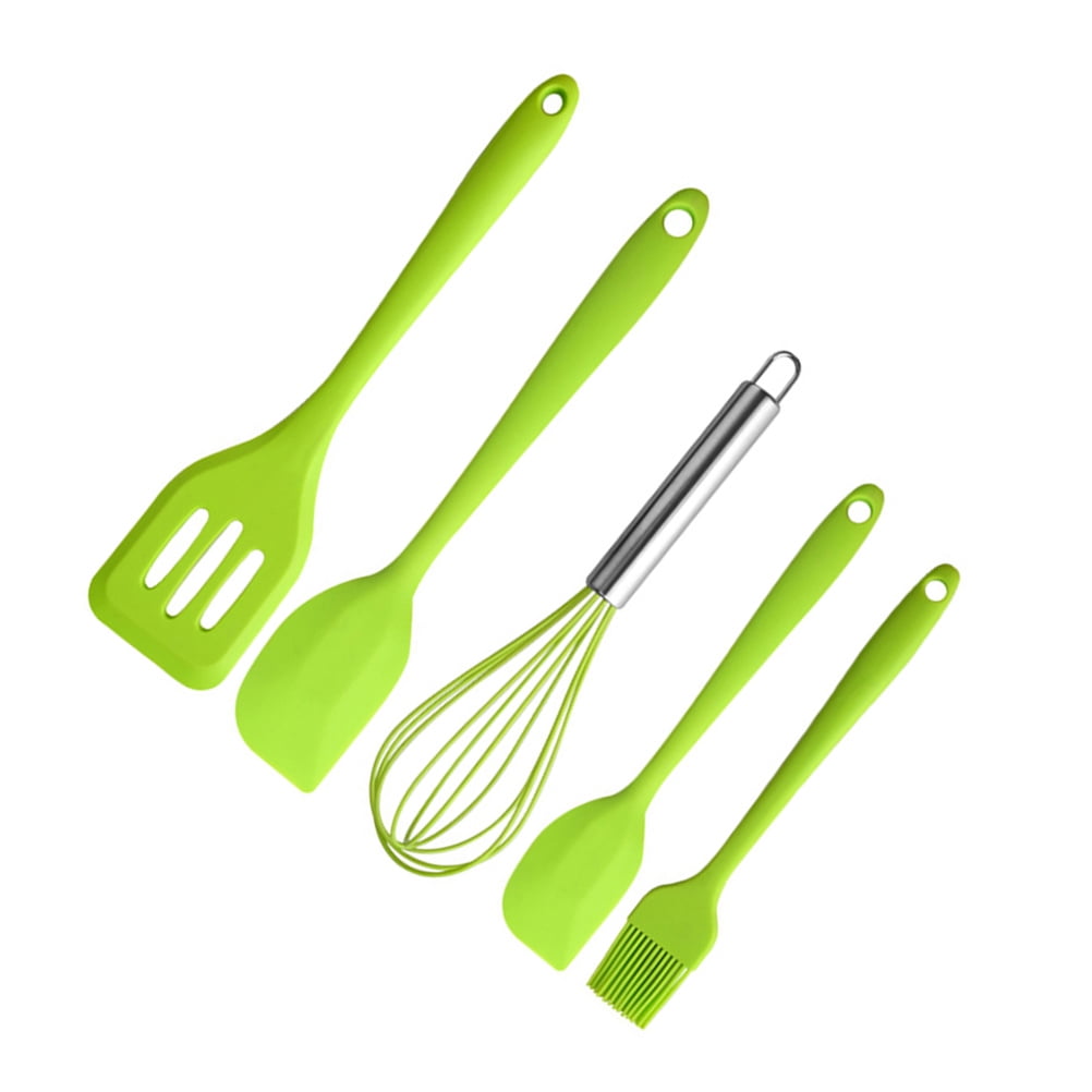DINHEAROM Cooking Utensil Sets 5Pcs Kitchen Utensils Silicone Shovel Brush Scrapers Non Stick Coating - Image 6