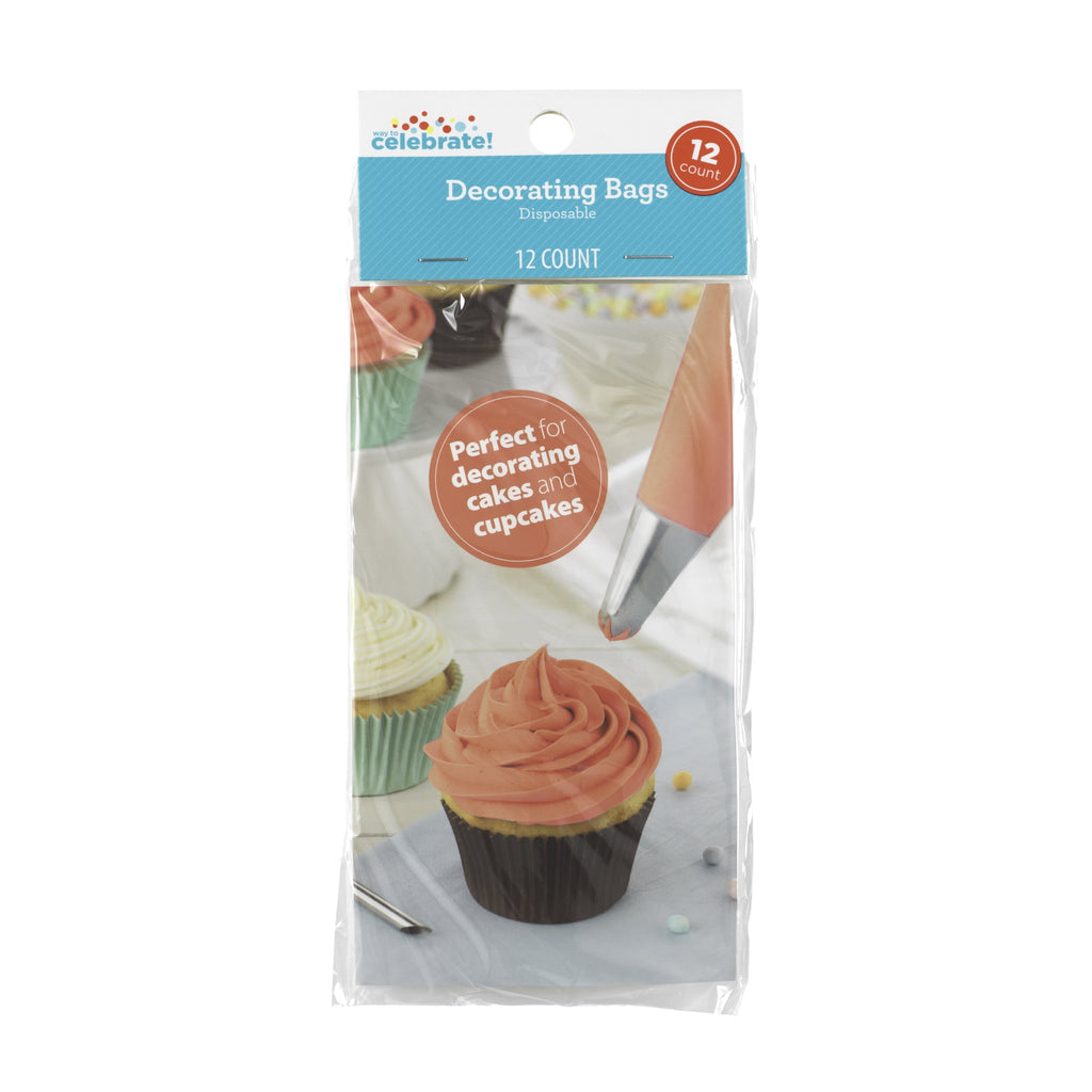 12 Count Clear Disposable Decorating Bags, 12 inch - Image 6