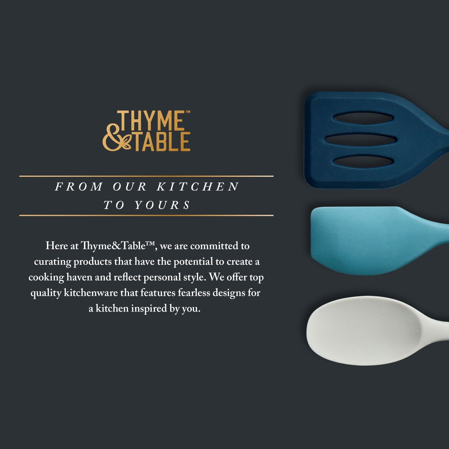 Thyme and Table Silicone Mini Kitchen Utensil Set, 3 pcs - Image 6