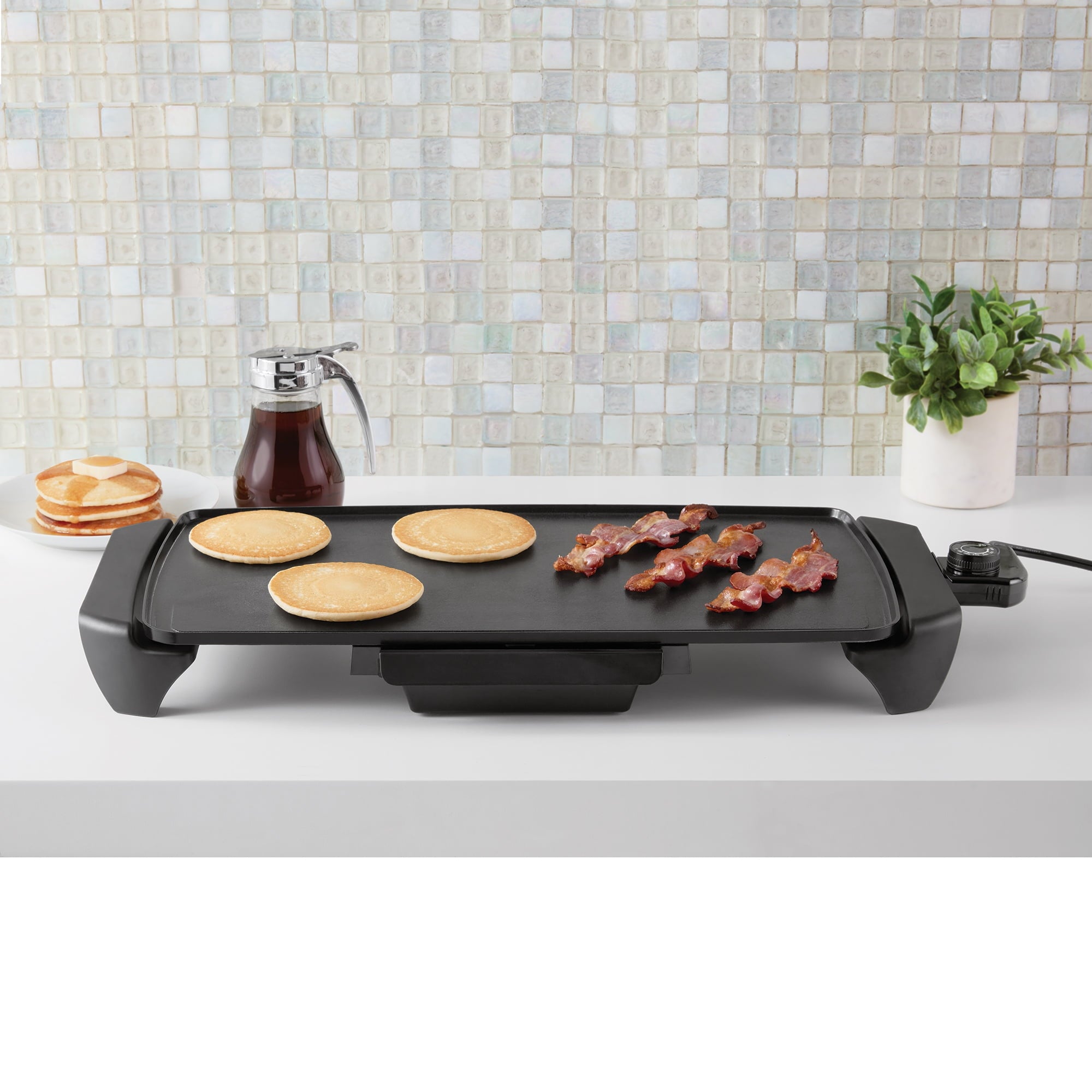 20 Electric Griddle - Non-Stick, Temperature Control,1500 W,Ceramic Coating - Image 5
