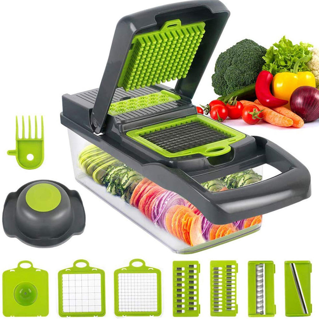 14 in 1 Vegetable Chopper, Pro Onion Chopper, Multifunctional Food Chopper, Kitchen Vegetable Slicer Dicer Cutter,Veg...