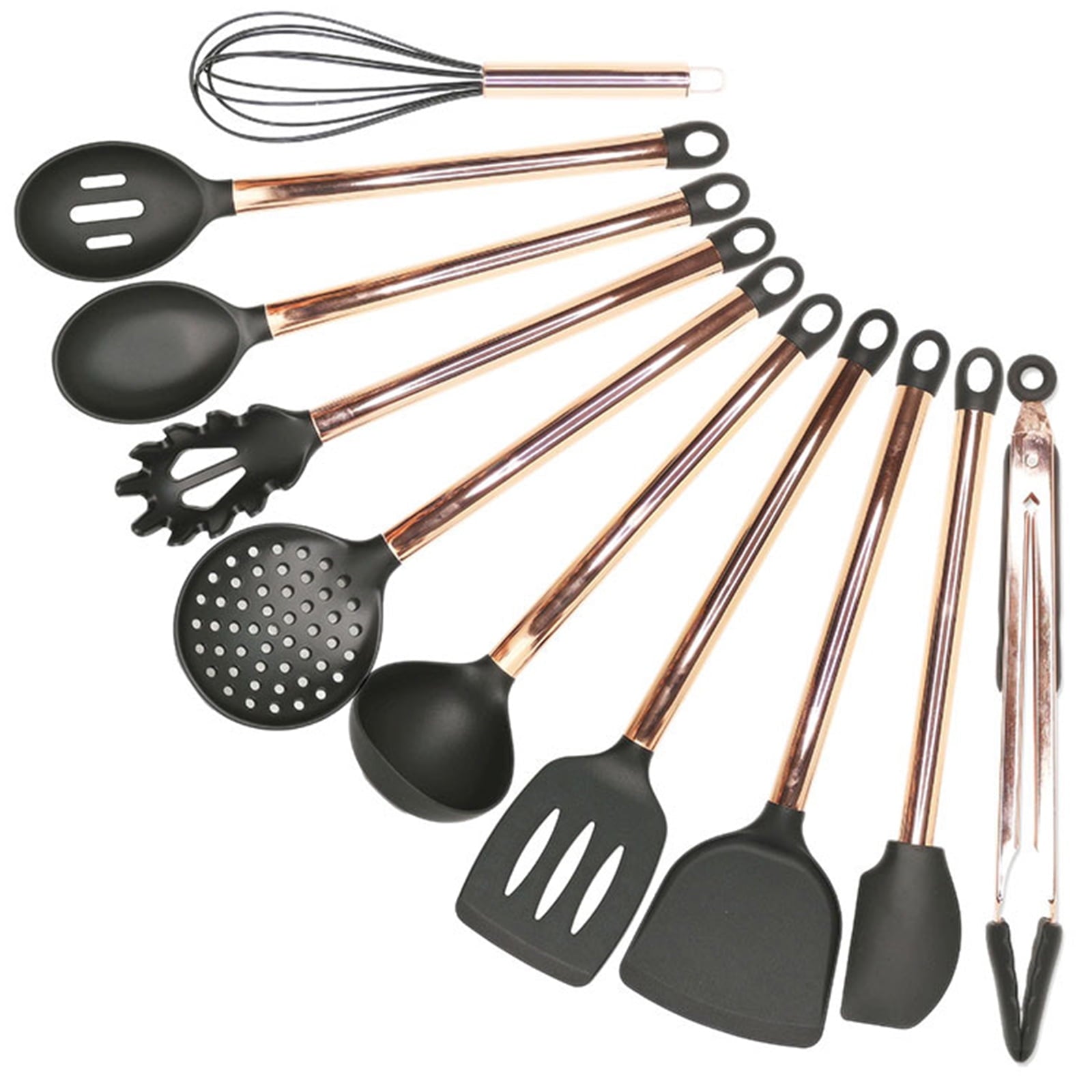 Set of 11 Kitchen Cooking Utensils Stainless Steel Handle Kitchen Cooking Gadget - Image 6
