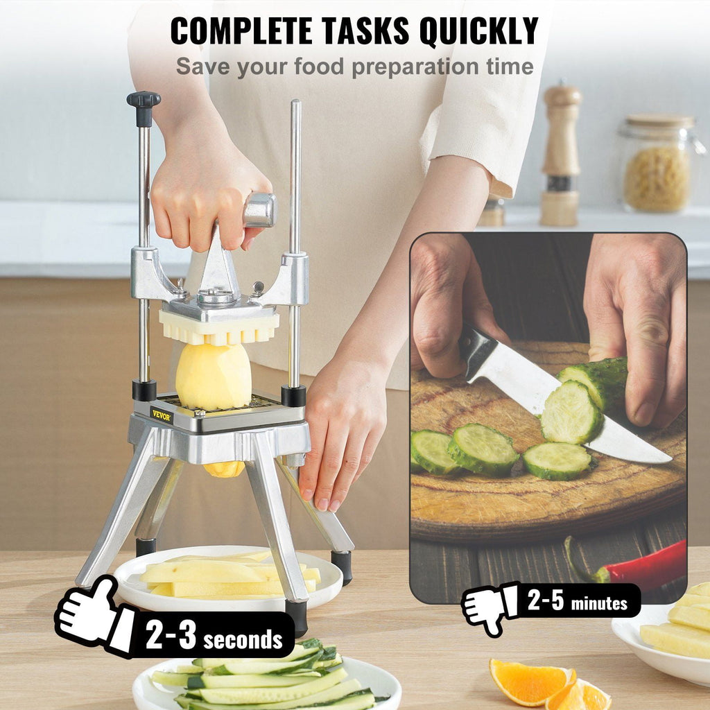 Kattex Commercial Vegetable Fruit Chopper - Heavy Duty 1/4" Stainless Steel Blade, Professional Food Dicer & Onion Slicer for Tomato, Pepper - Image 4