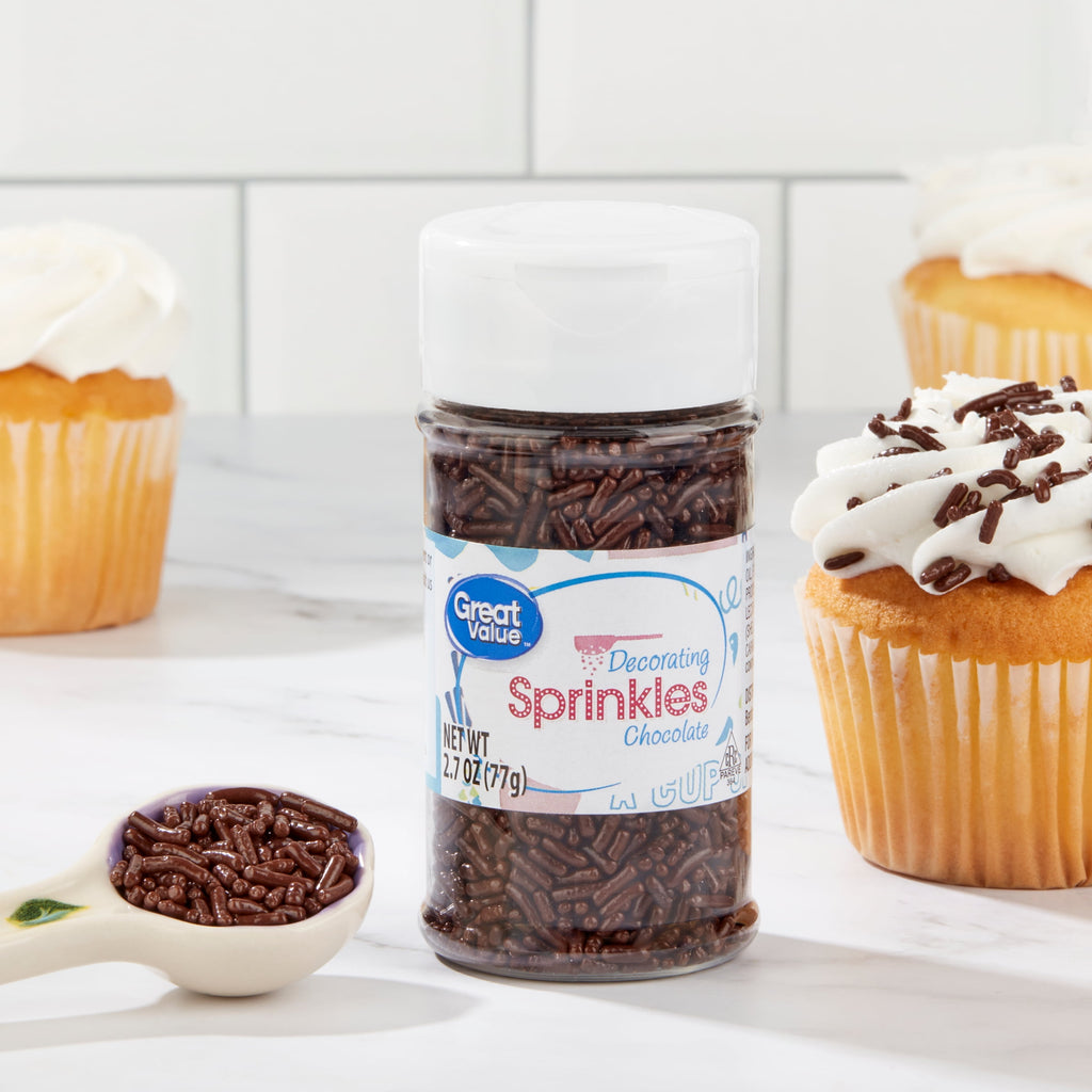 Chocolate Decorating Sprinkles, 2.7 oz - Image 2