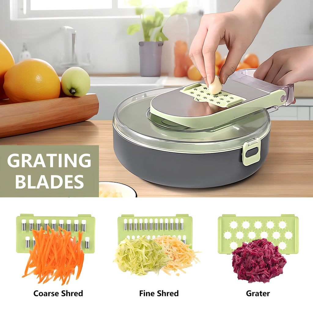 Vegetable Chopper,Multifunctional 14-in-1 Food Choppers Onion Chopper Vegetable Slicer Cutter Dicer Veggie chopper wi... - Image 5