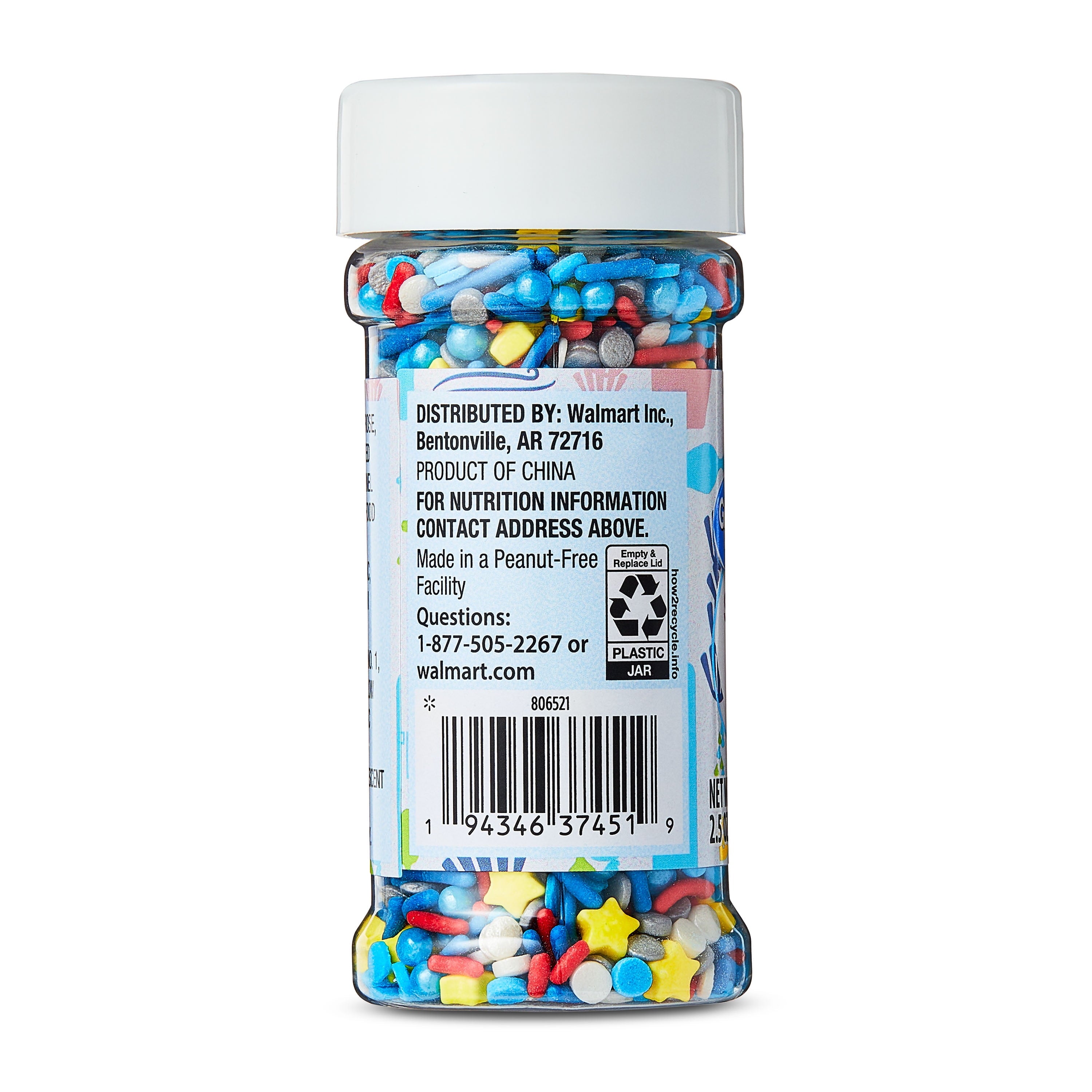 Silver Sequins & Stars Sprinkles, 2.5 oz - Image 5