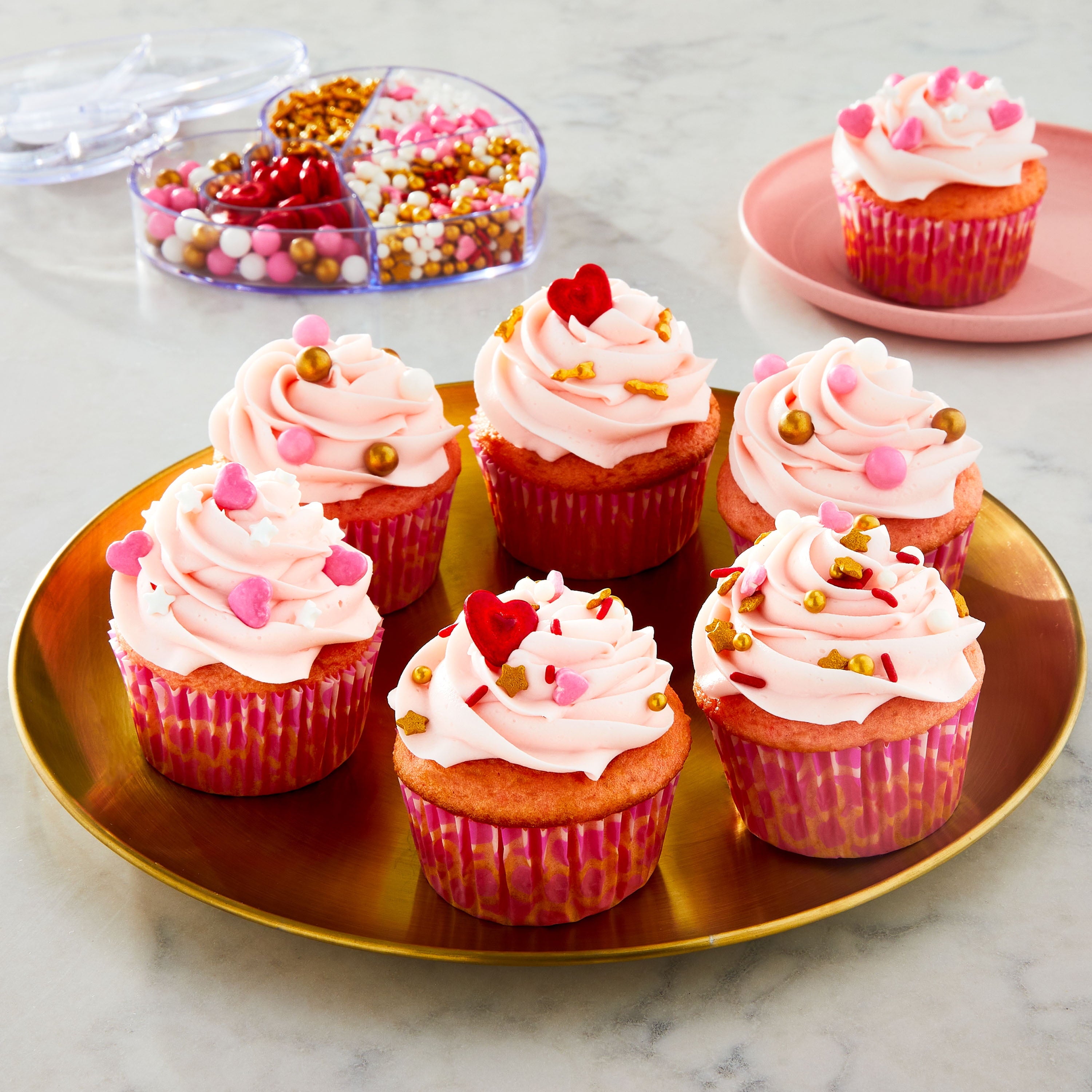 Great Value Cupcake Liners, Pink, 75 Count - Image 2
