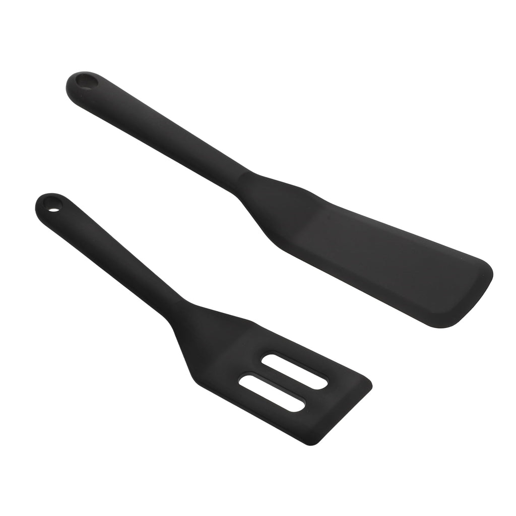 FUEENIRVA Mini Cooking Utensils Silicone Nonstick Safe Family Restaurant Use 2Pcs