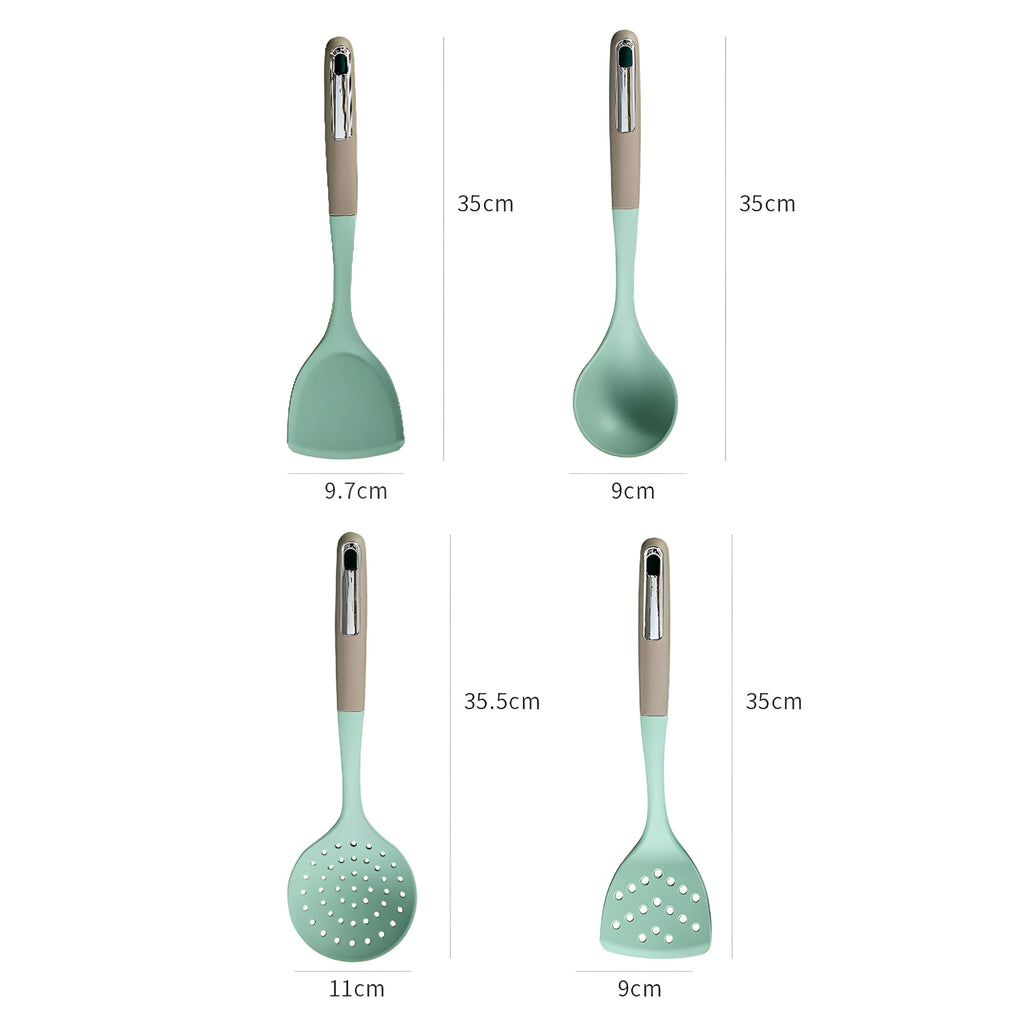 Non-Stick Silicone Kitchen Utensils,BPA Free,Baking,Serving and Cooking Utensils - Image 6