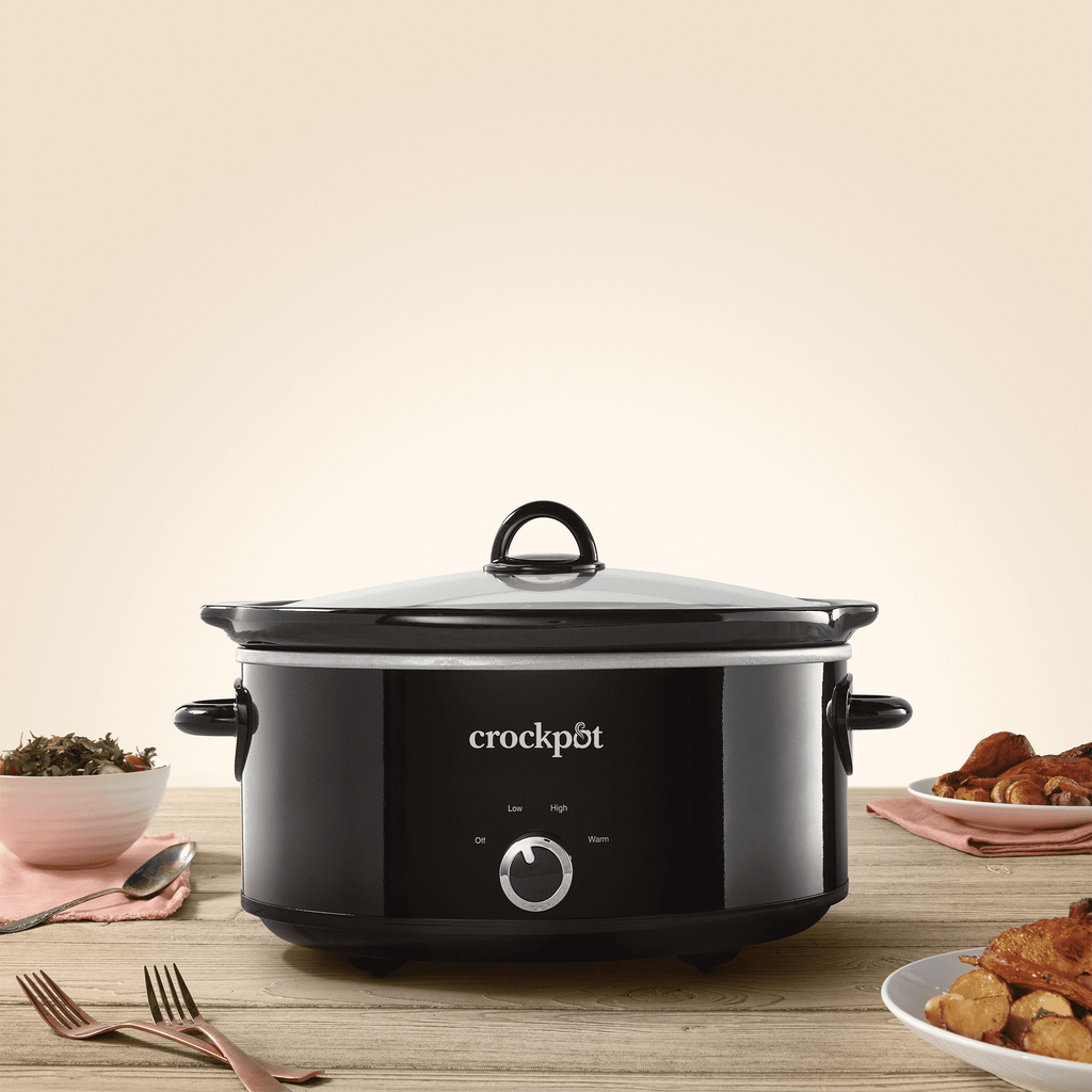 Crock-Pot Manual 7-Quart Slow Cooker, Black - Image 3