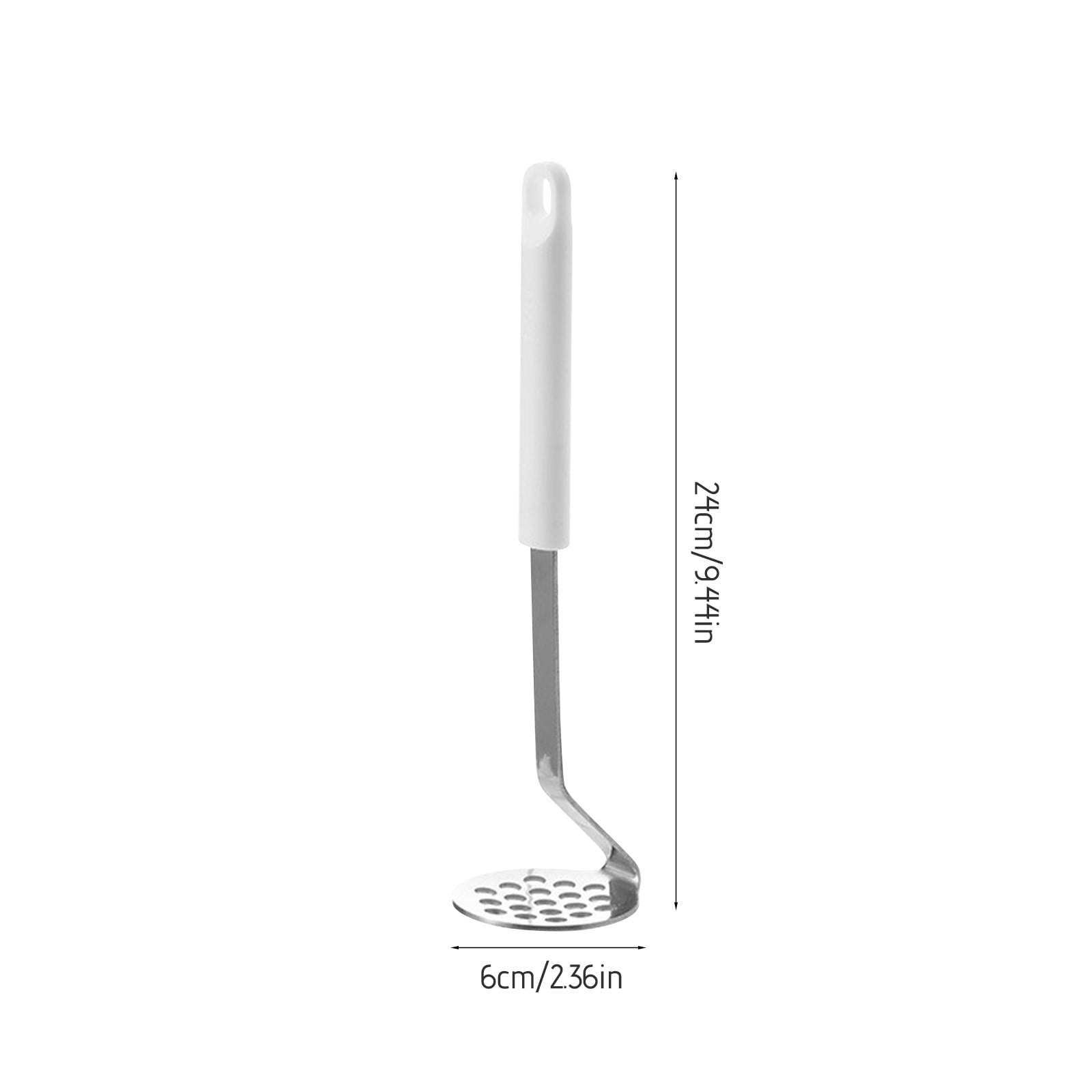 Stainless Steel Potato Ricer Masher, Manual Press Food Crusher, Non-Stick Dishwasher Safe, Easy Meal Prep, Home Kitch... - Image 3