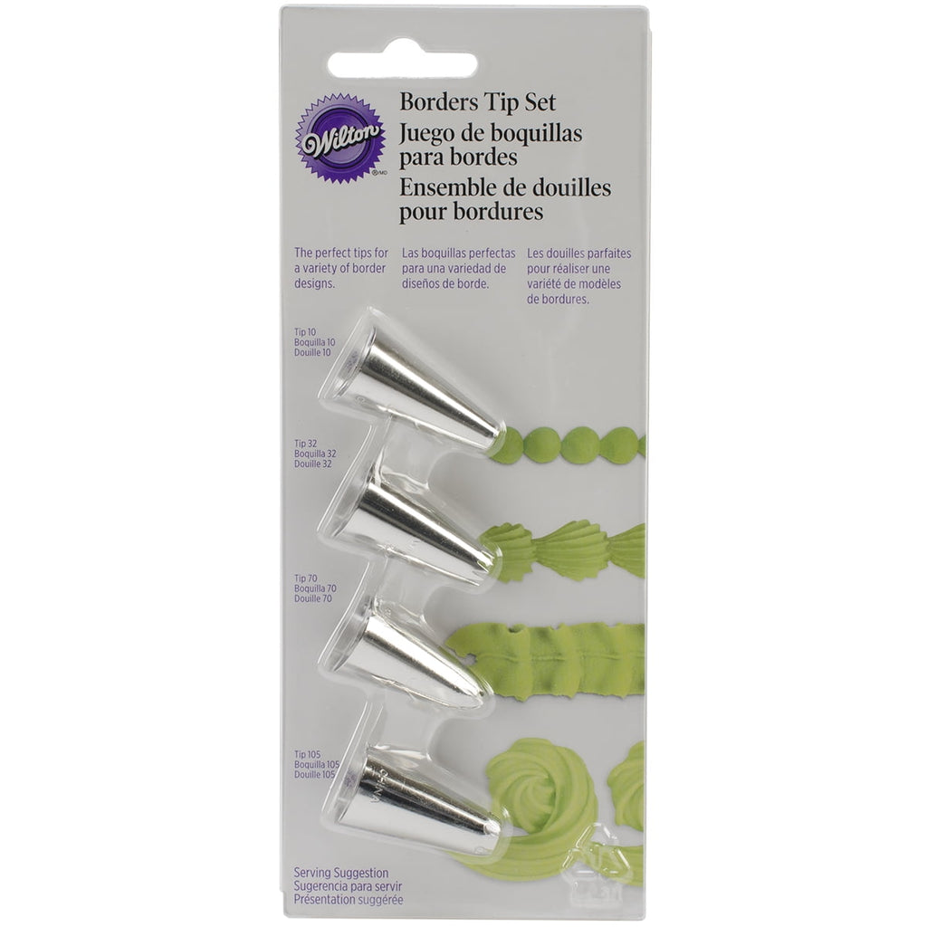 Borders Piping Tip Set, 4-Piece - Image 2