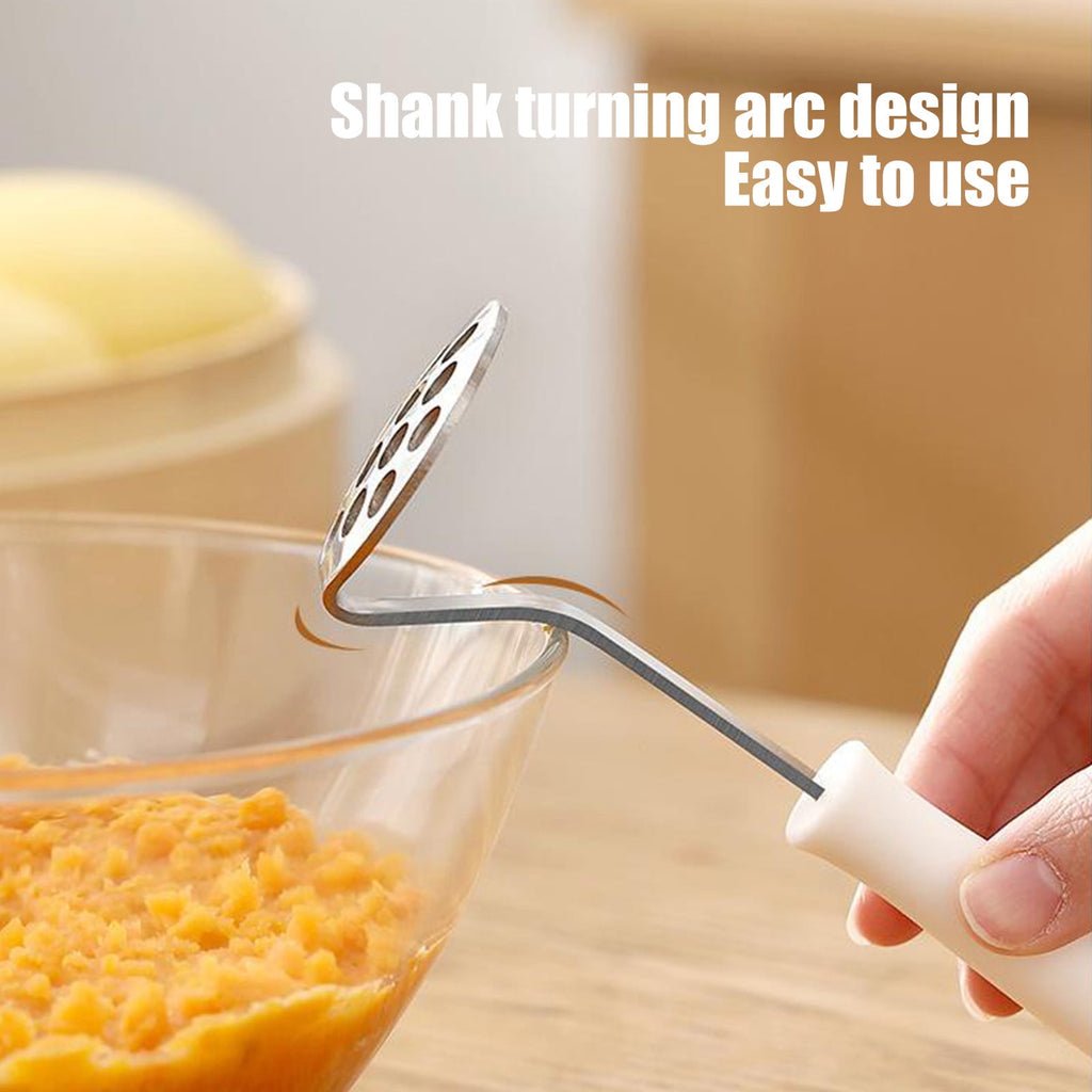Stainless Steel Potato Ricer Masher, Manual Press Food Crusher, Non-Stick Dishwasher Safe, Easy Meal Prep, Home Kitch... - Image 6