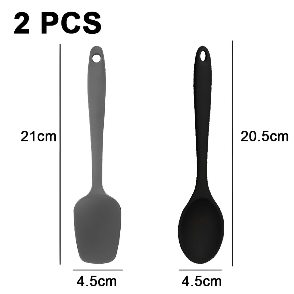 2026 New 2 Piece Mini Kitchen Utensil Set- Silicone Kitchen Tools with Spatulas for Cooking, Baking, Stirring, Mixing... - Image 2
