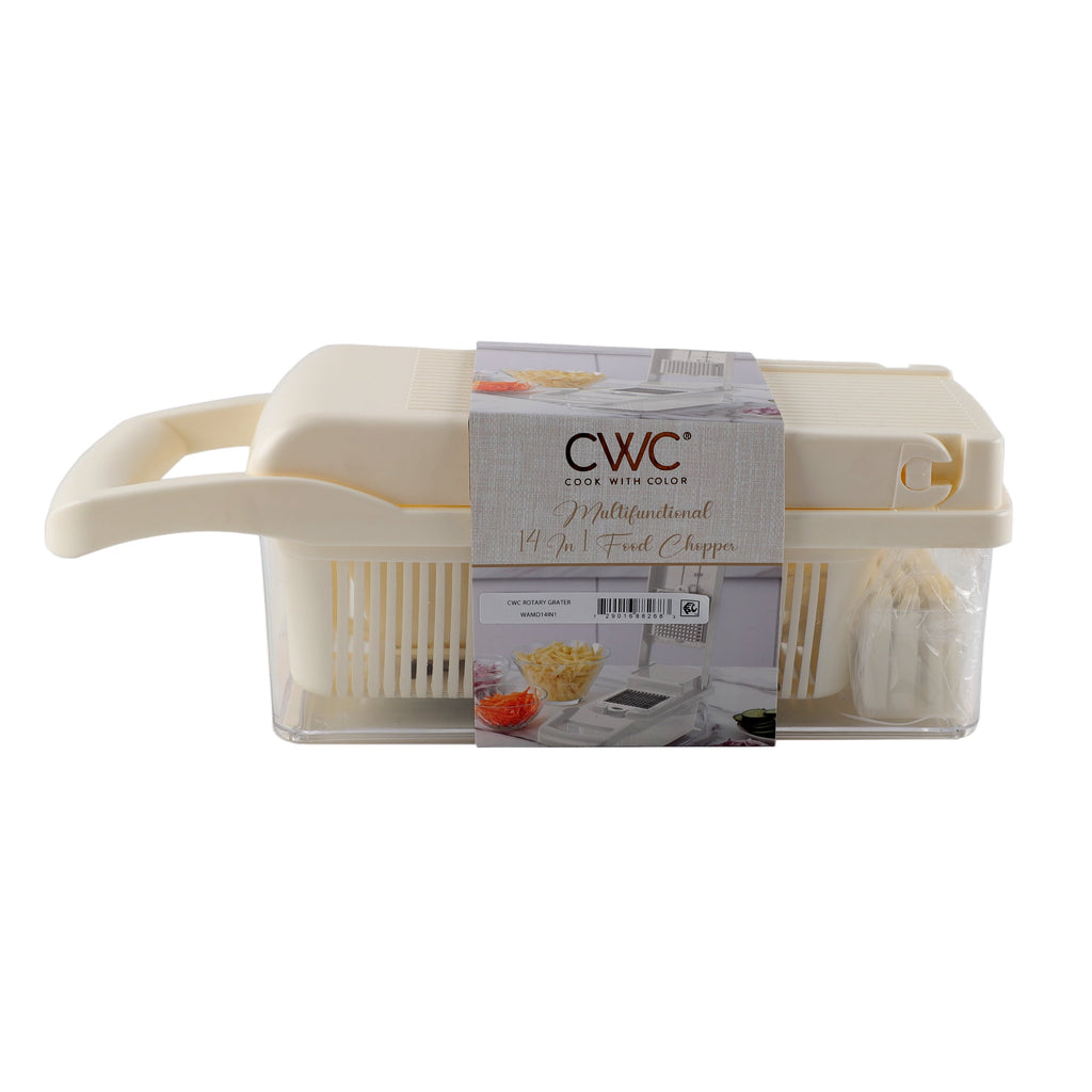 14-in-1 Hand Food Chopper, Dicer, & Slicer Container for Veggie, Cheese, Onion, & Potato, Versatile & Efficient Veget... - Image 5