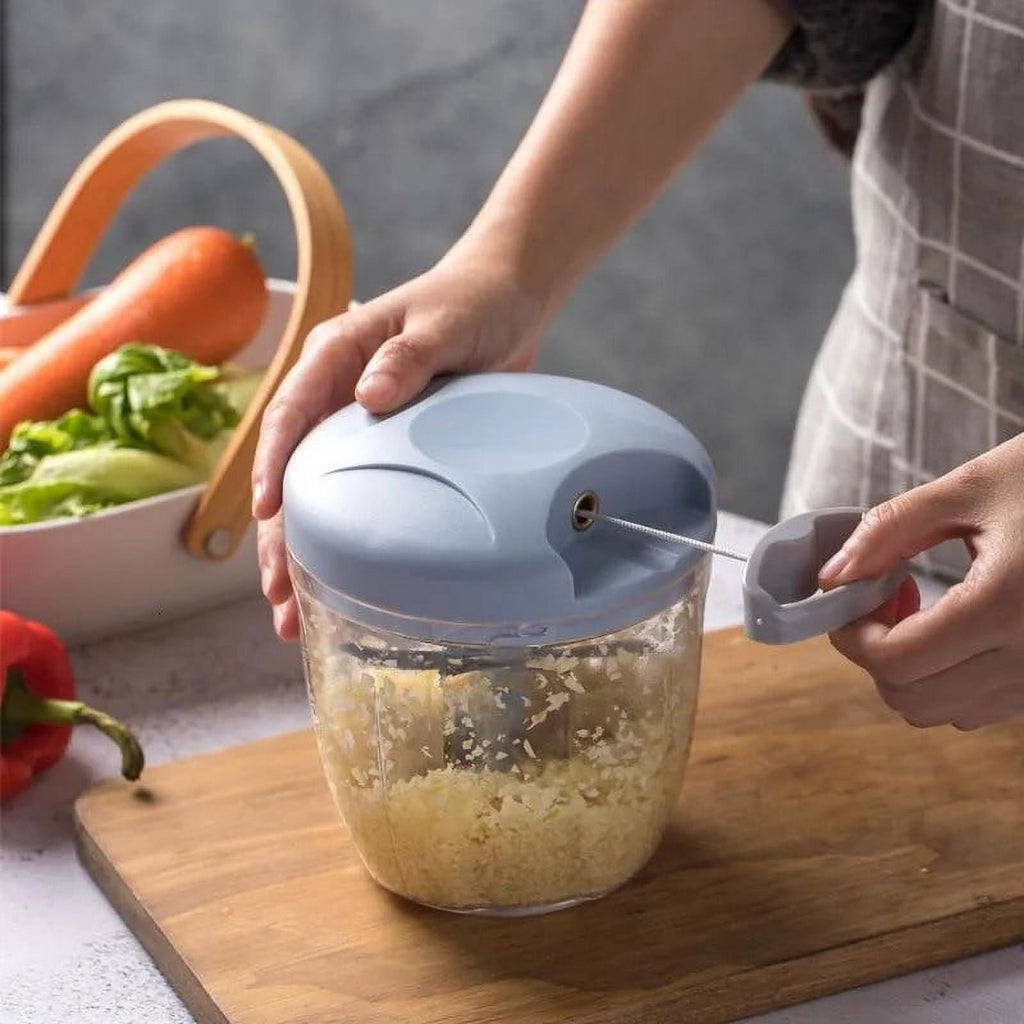 Manual Food Chopper, Vegetable Cutter, Chopper Hand String Vegetable Chopper, Onions Cutter for Vegetable Fruits for ... - Image 5
