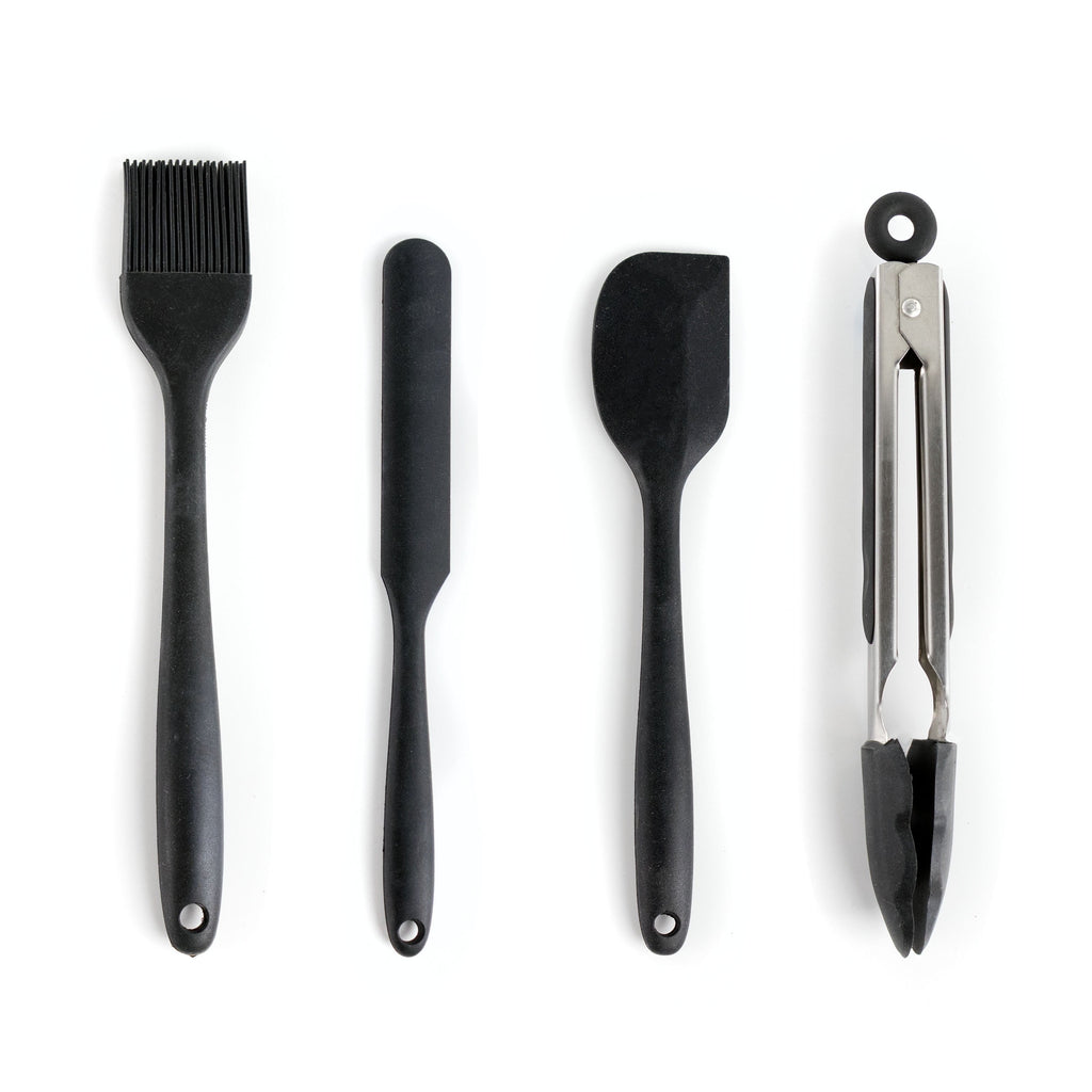 Gray 14 Piece Silicone and Stainless Steel Cooking Utensils - Image 6