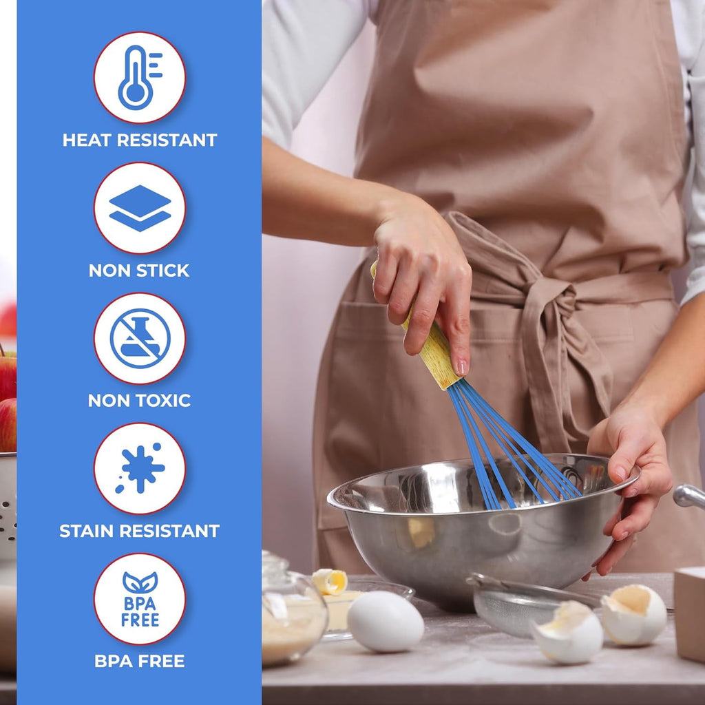 Kaluns Kitchen Utensils Set, 50 Piece Silicone And Stainless Steel Cooking Utensils, Dishwasher Safe and Heat Resistant Kitchen Tools - Image 5