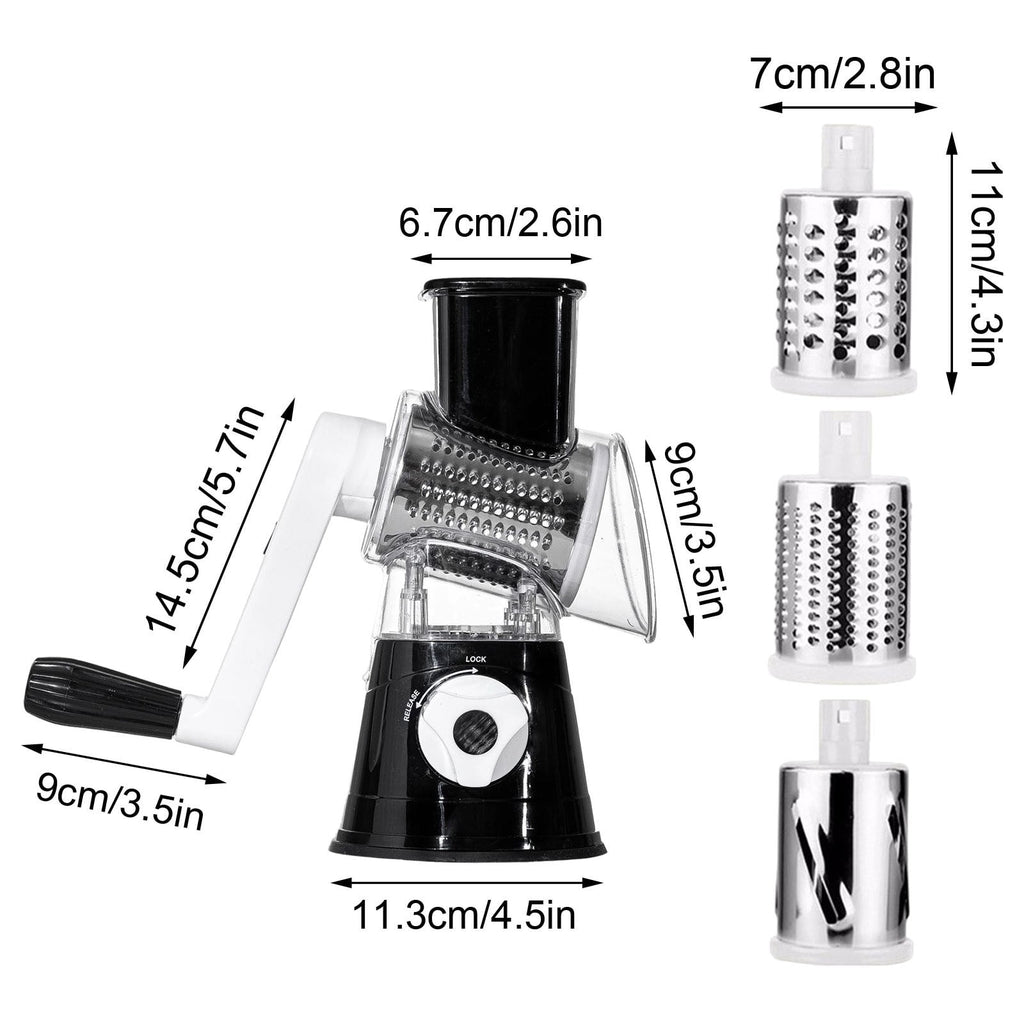 Kieccall 3 in 1 Multi Function Vegetable Cutter Kitchen Food Prep Tool for Slicing Shredding and Grating - Image 4