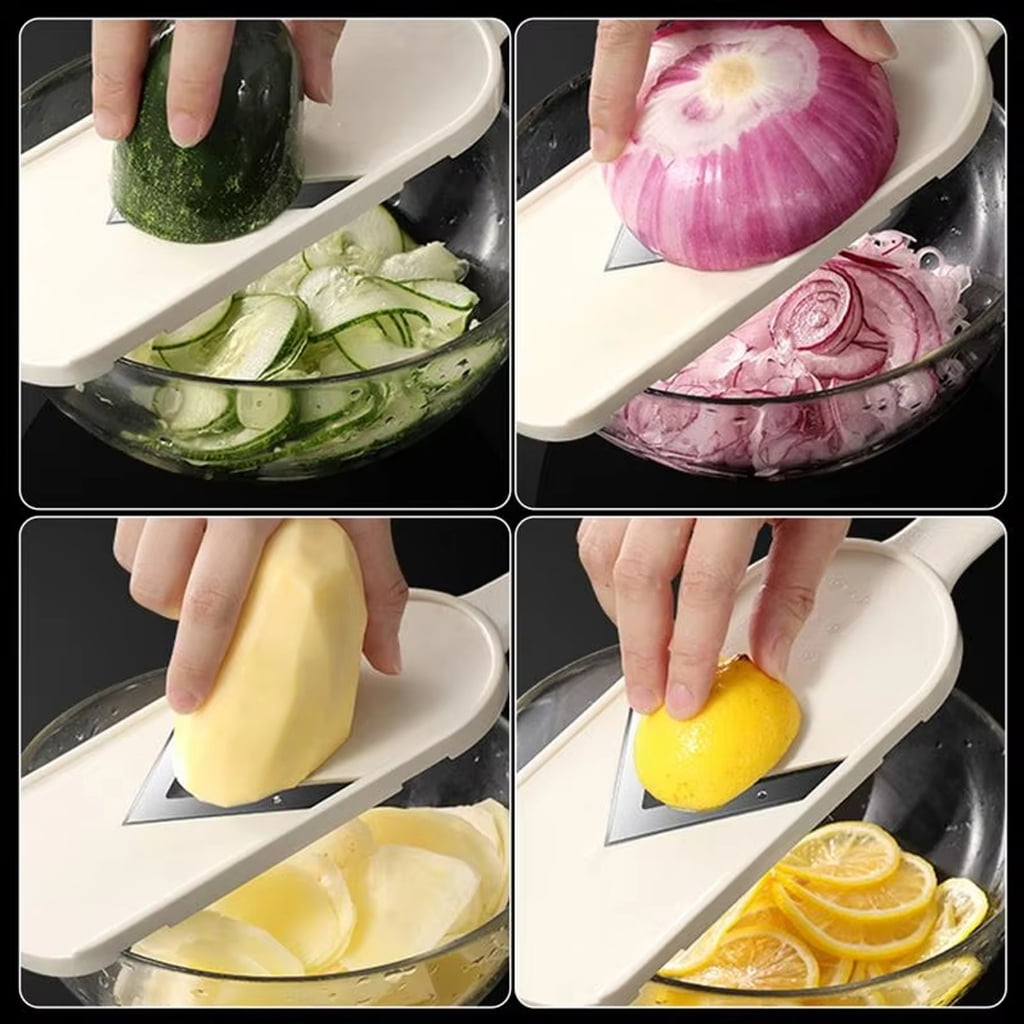 Convenient Kitchen Gadget For Quick Food Preps Combining Slicing, Shredding, And Grating Functions In 1 Tool - Image 2