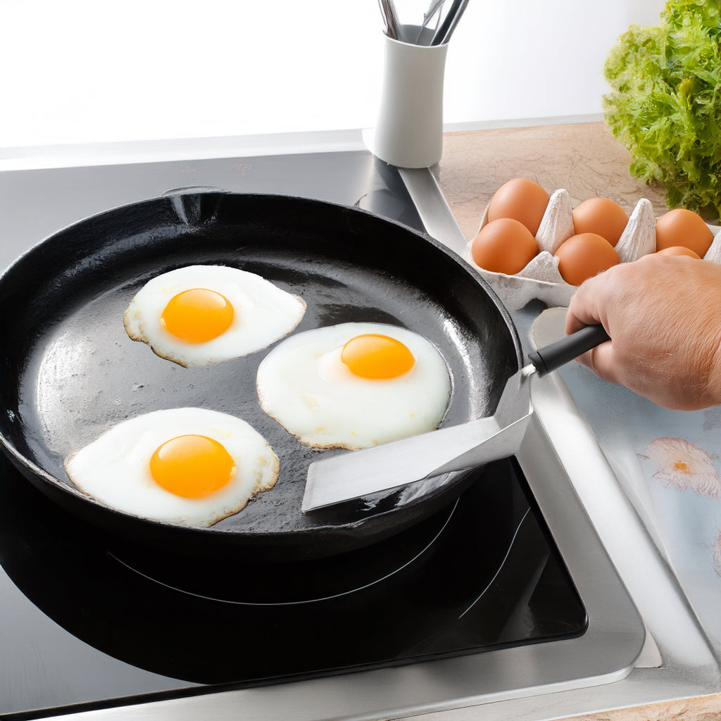 Ergonomic Design Dishwasher safe 11.81 in Stainless Steel Kitchen Spatula - Image 2