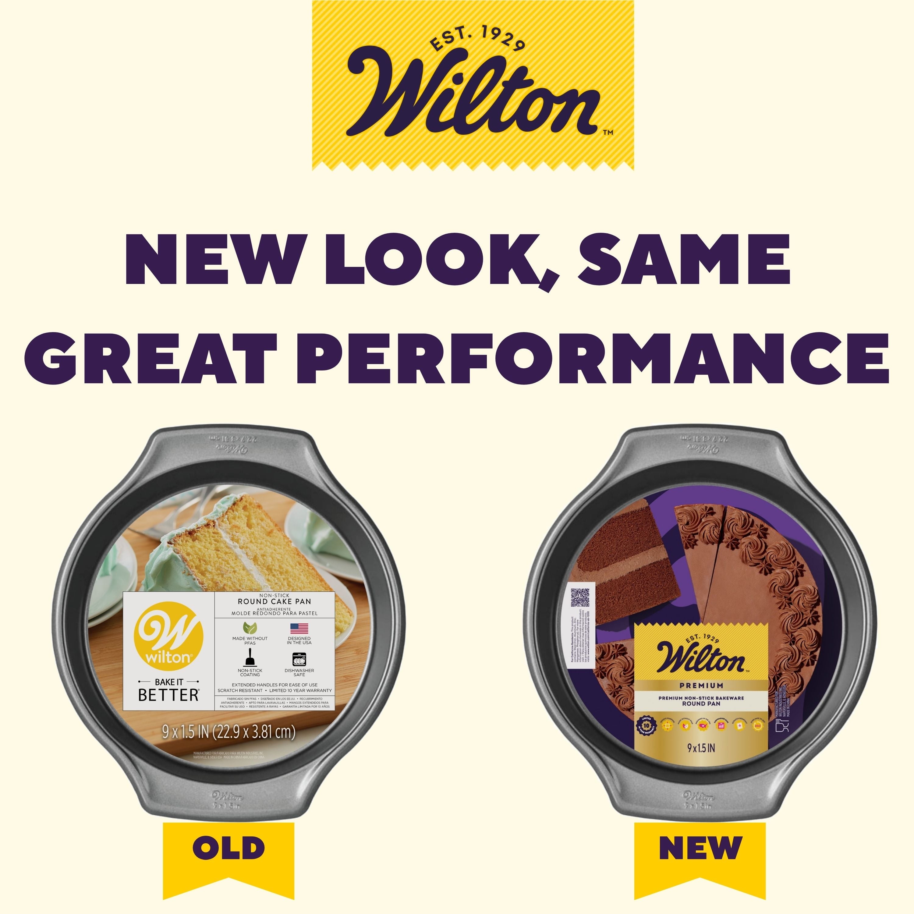 Wilton Premium Non-Stick 9-Inch Round Cake Pan 9x2 Baking Pan, Packaging May Vary - Image 2