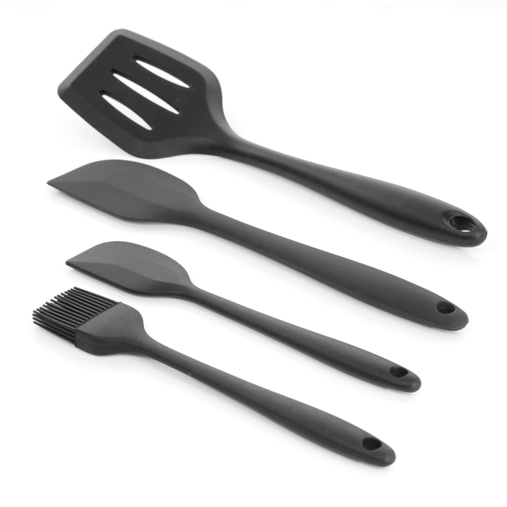 MegaChef Black 12 Piece Silicone Cooking Utensils - Image 6