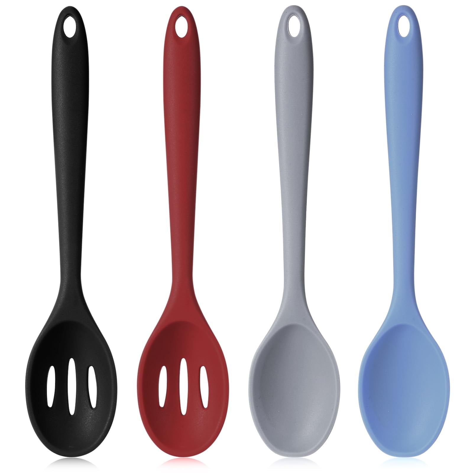 8pcs Non-Stick Silicone Kitchen Utensils Set Versatile Cooking Utensils for Soup Slotted Cooking Baking and Mixing No... - Image 2
