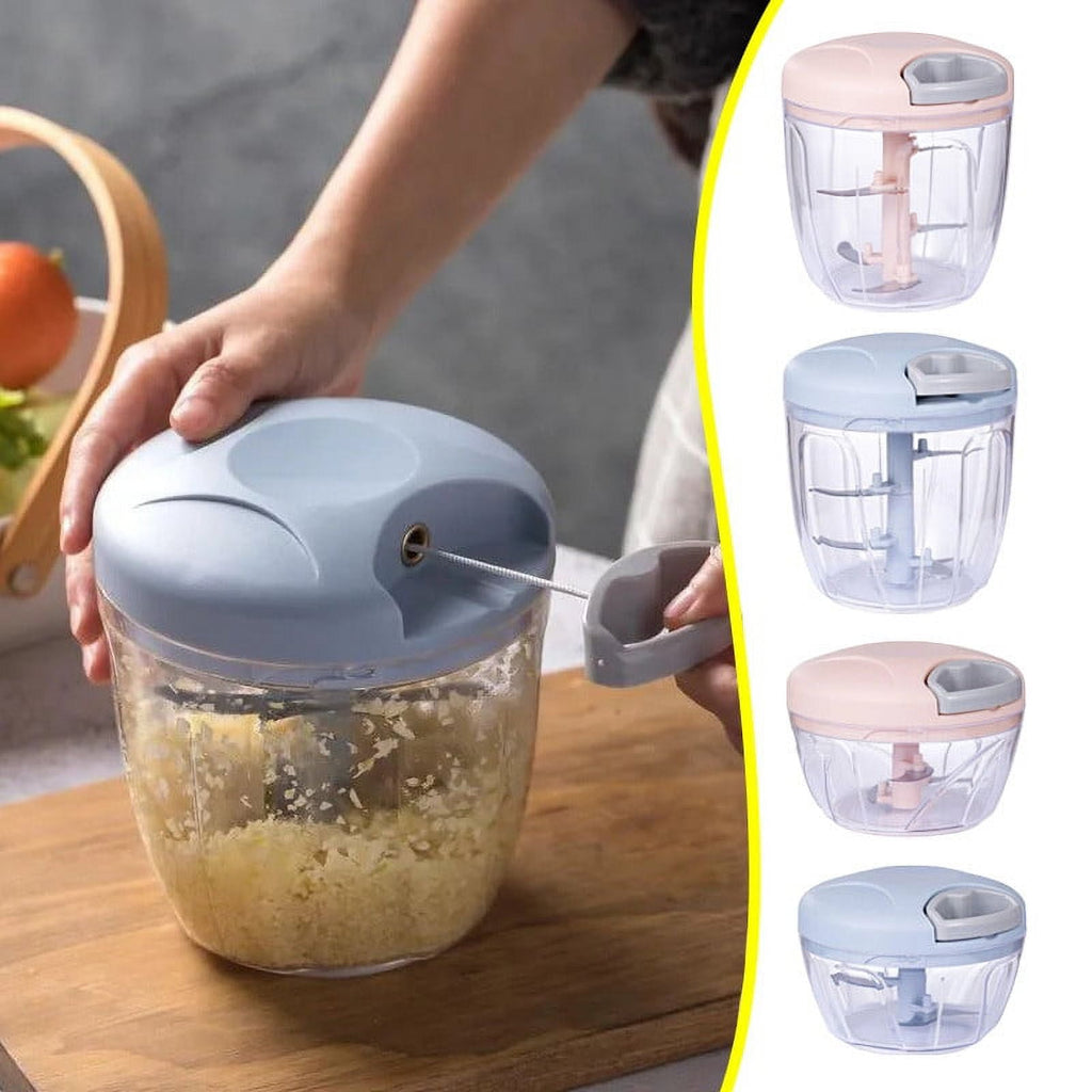 Manual Food Chopper, Vegetable Cutter, Chopper Hand String Vegetable Chopper, Onions Cutter for Vegetable Fruits for ... - Image 6