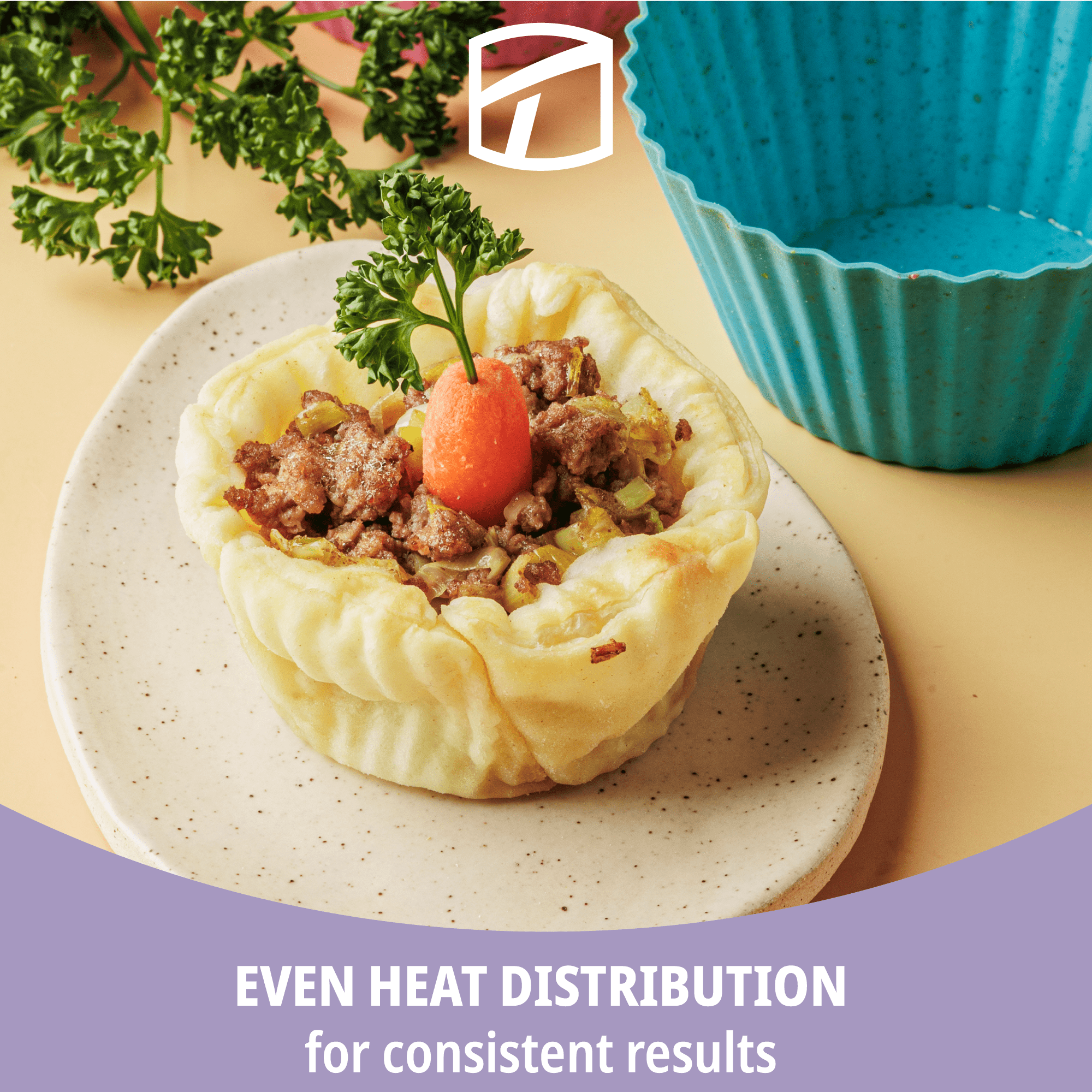 Jumbo Reusable Silicone Baking Cups 6ct – for Muffins, Cupcakes, Individual Pies, Rice Krispies Treats, Egg Bites, Ma... - Image 2