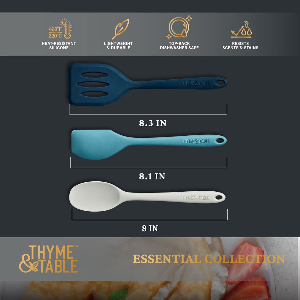 Thyme and Table Silicone Mini Kitchen Utensil Set, 3 pcs - Image 4