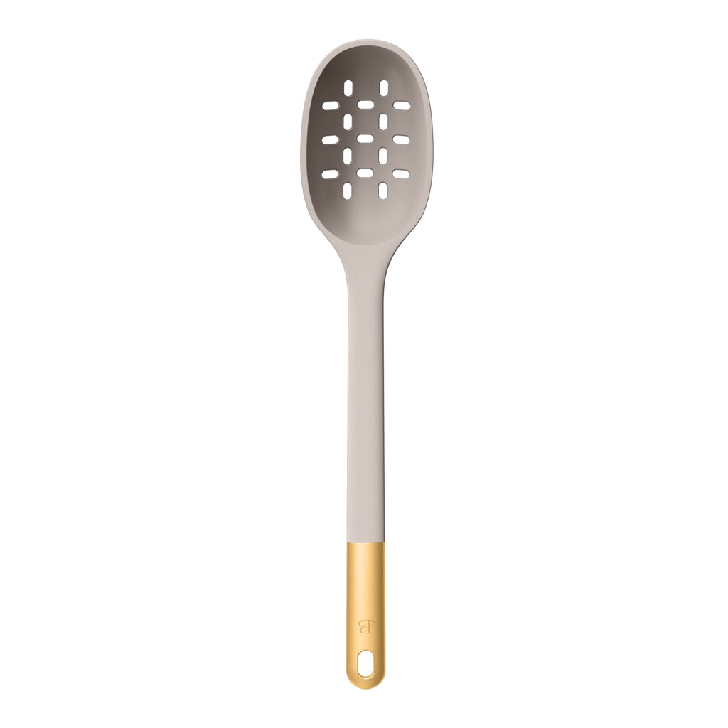 6-Piece Silicone Kitchen Utensil Tool Set with Rotating Rack , Porcini Taupe - Image 5