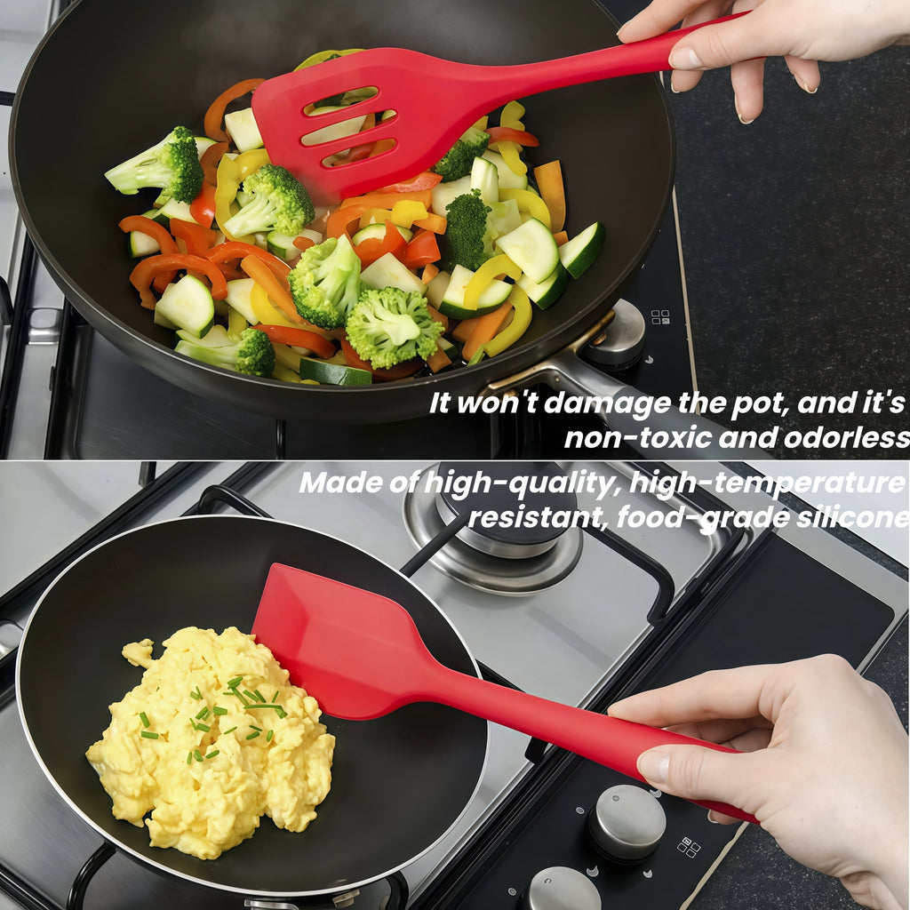 5 Piece Kitchen Utensil Set Silicone Baking Tools Kitchenware Essential - Image 3