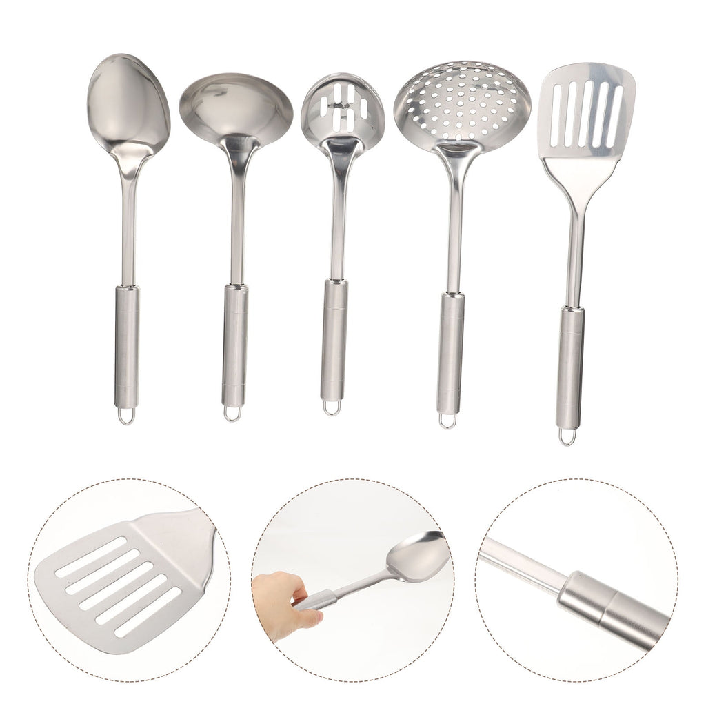 Kitchen Stainless Steel Cooking Utensil - Metal Stainless Steel Kitchen Utensil - Durable Kitchen Gadgets - Easy to C... - Image 6