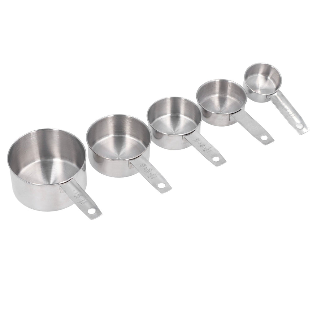 Stainless Steel Measuring Cups 5 Pack Set, Easy to Read Metal Measuring Cup With Scale Kitchen Cooking Baking Tool wi... - Image 5