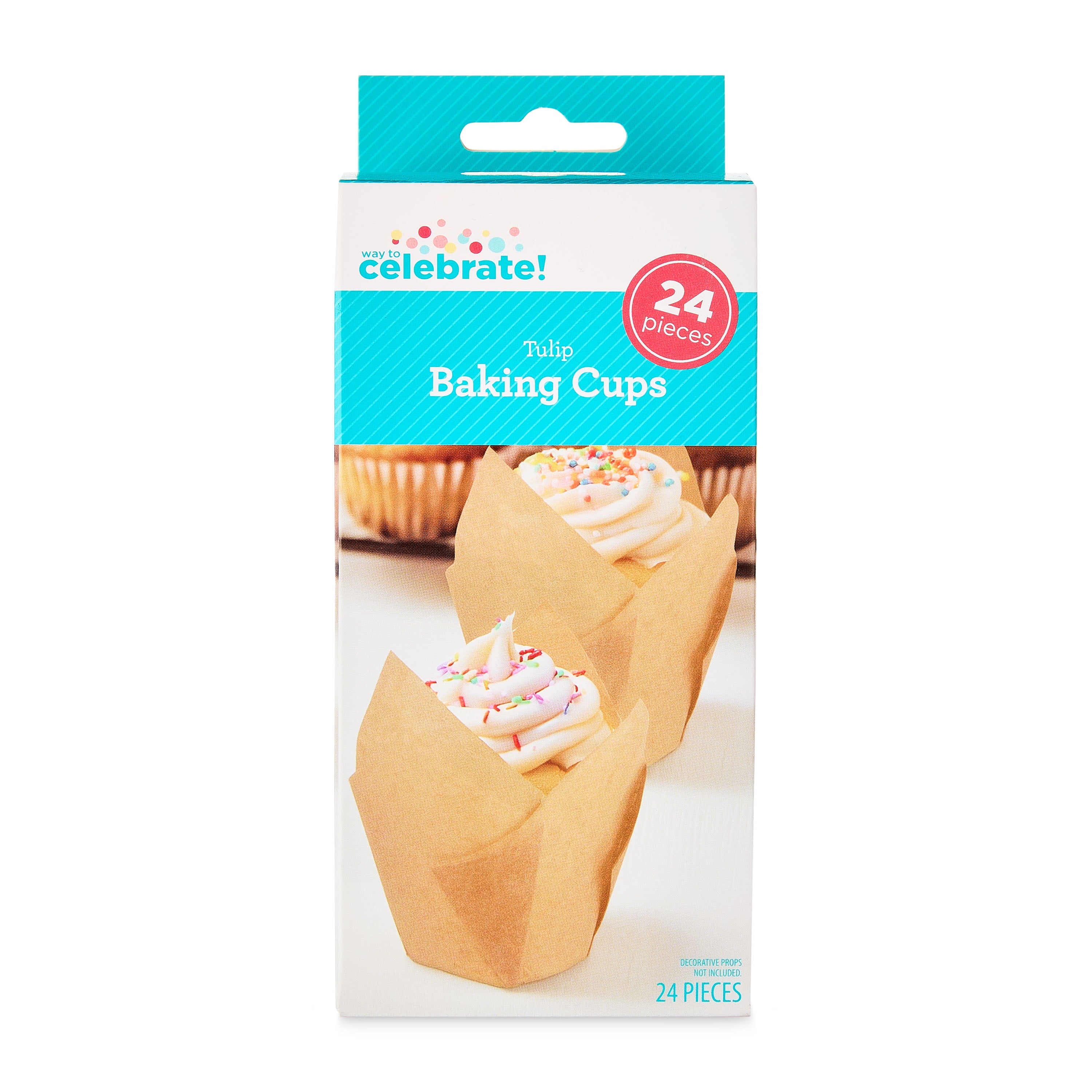 Kraft Tulip Baking Cups, 24 Pieces - Image 4